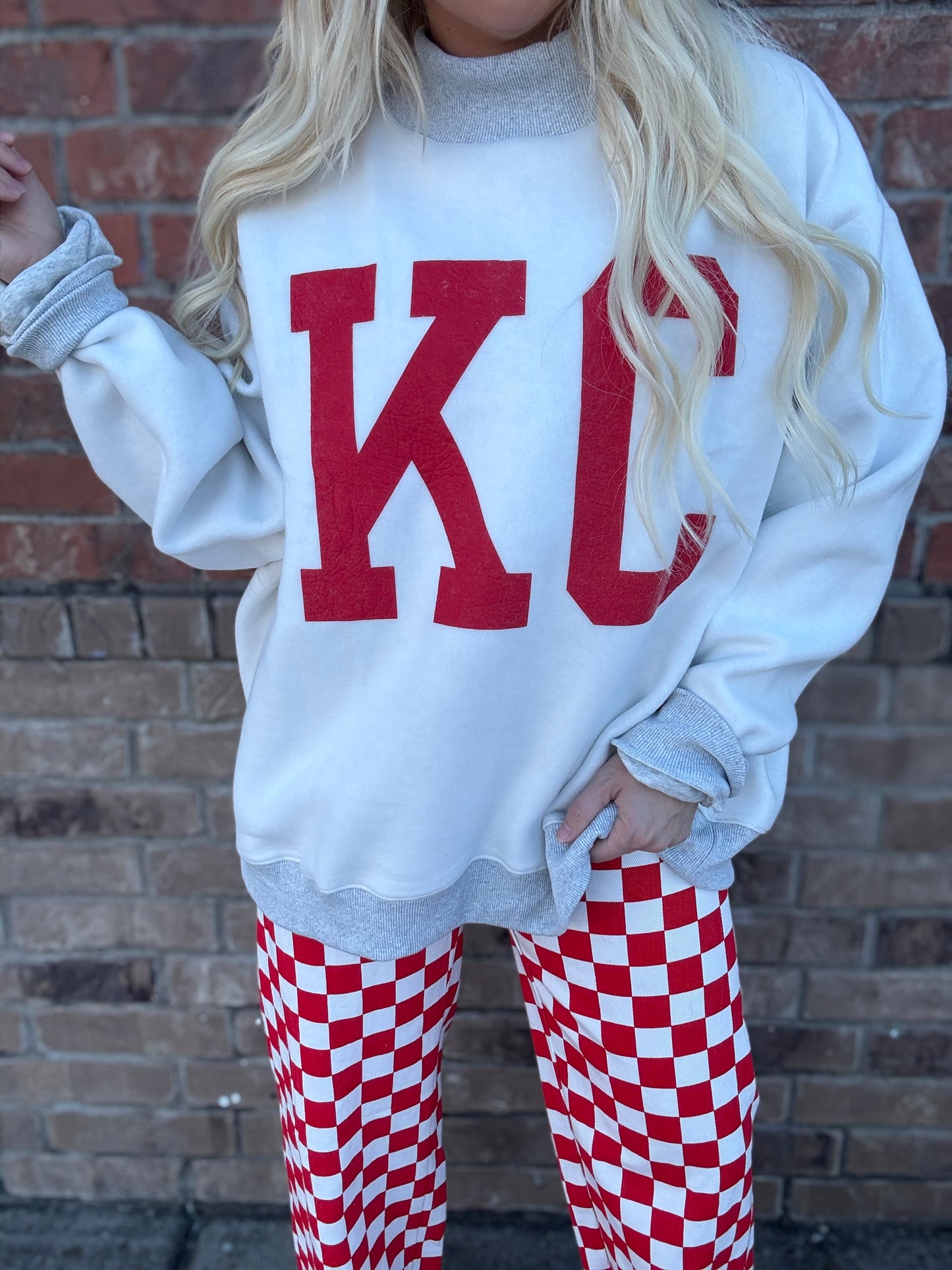 KANSAS CITY REVERSIBLE MOCK NECK (GRAY)