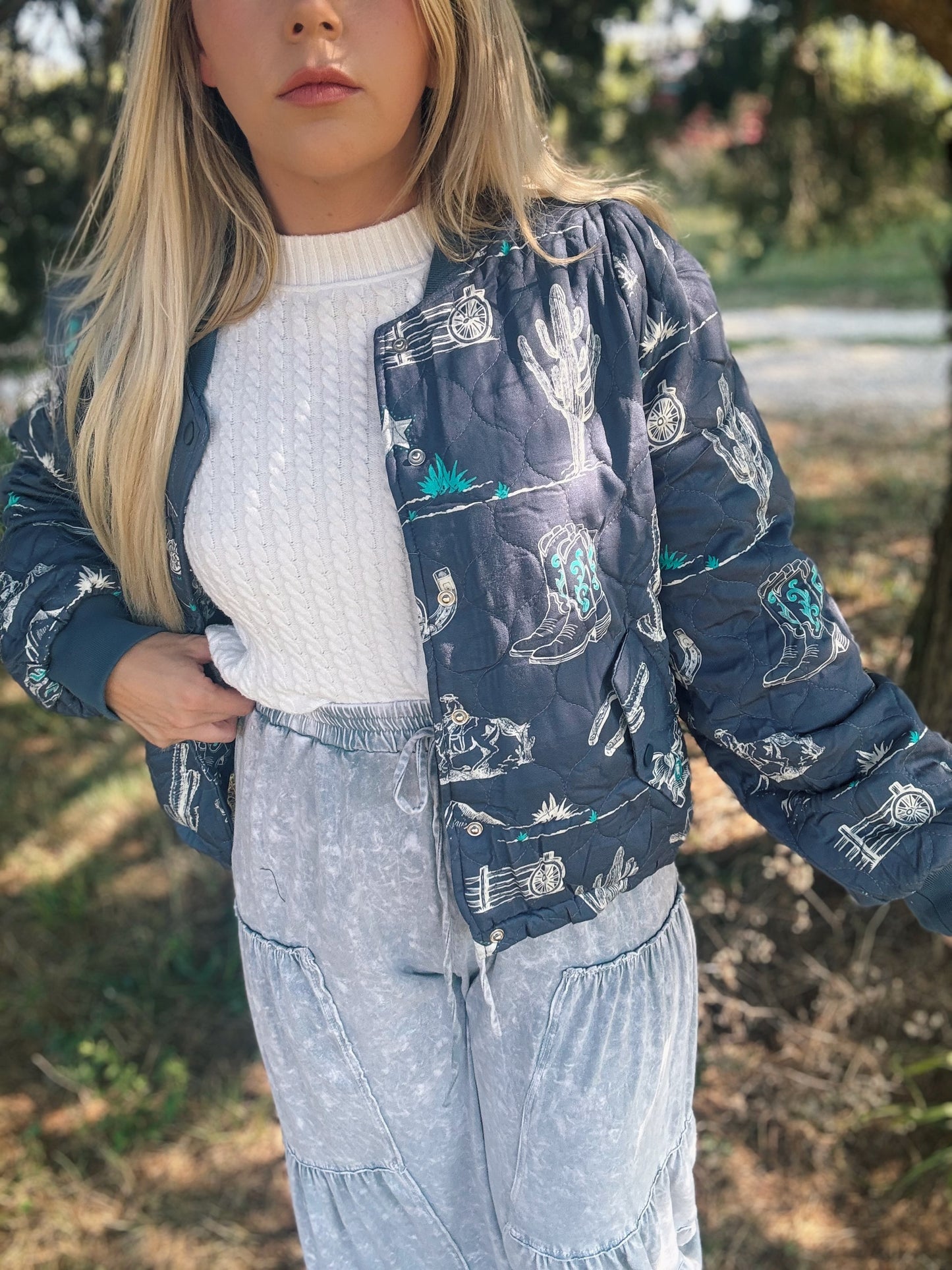 Western Skies Quilted Jacket