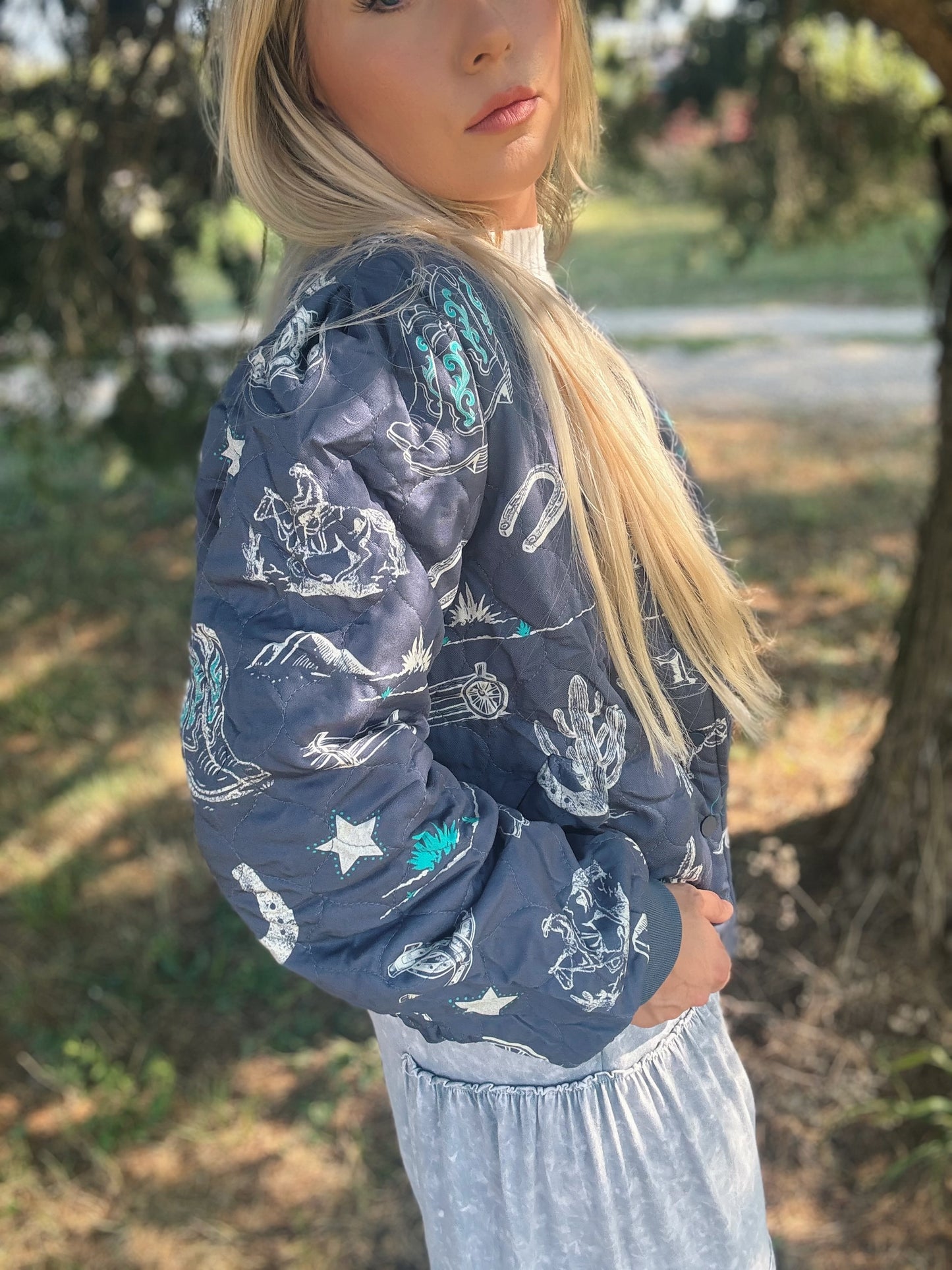 Western Skies Quilted Jacket