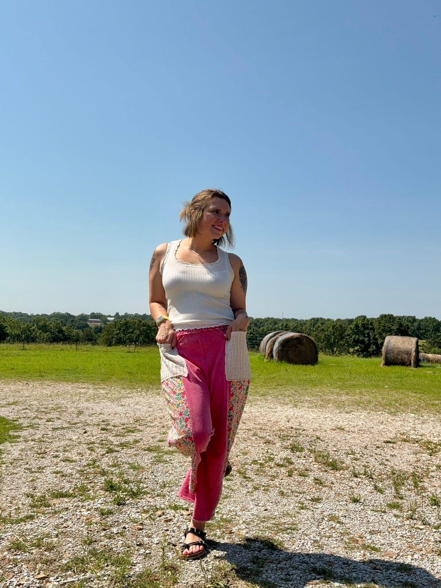 STRAWBERRY PATCH PANTS