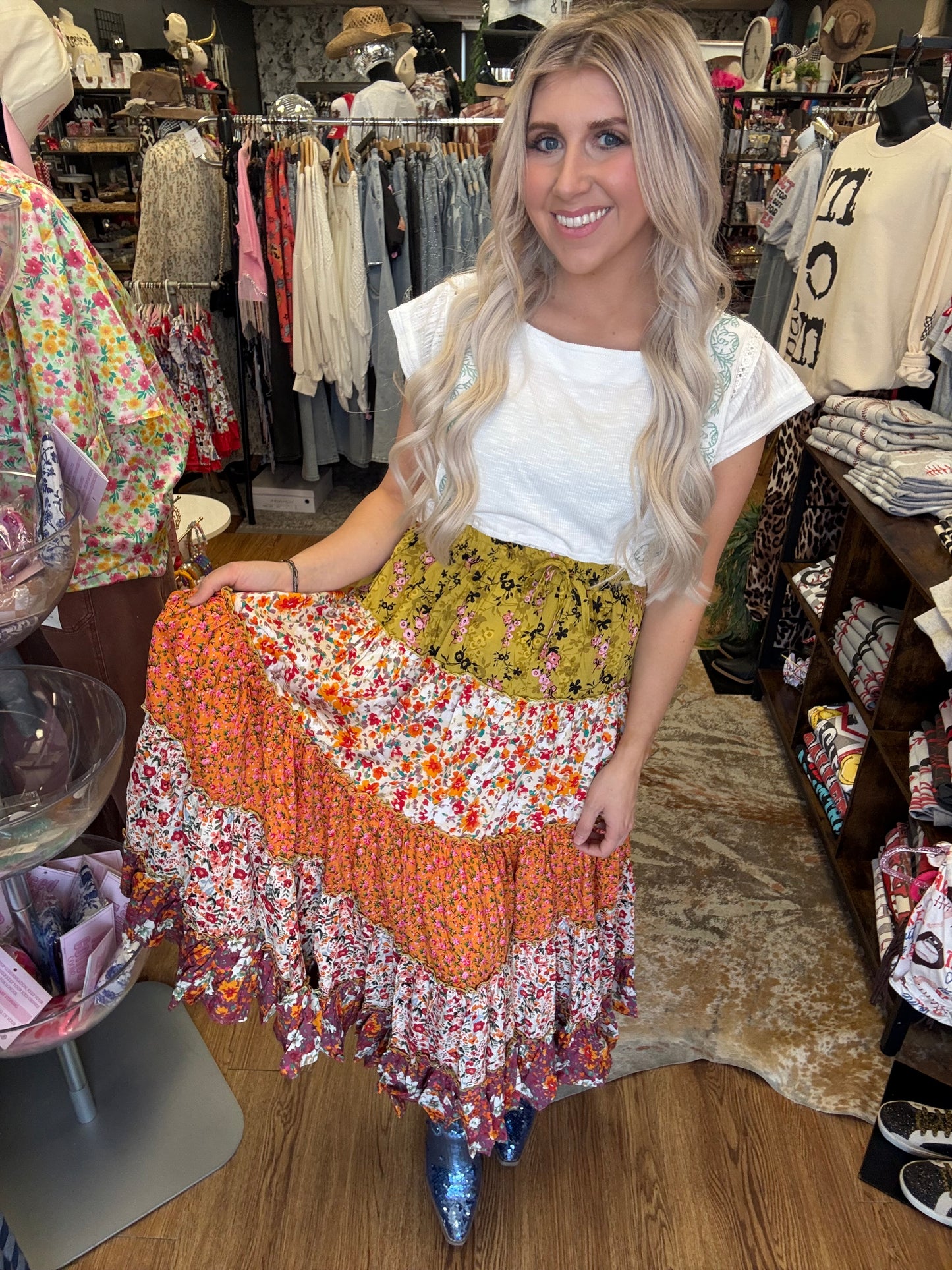 GOLDEN HOUR GYPSY SKIRT