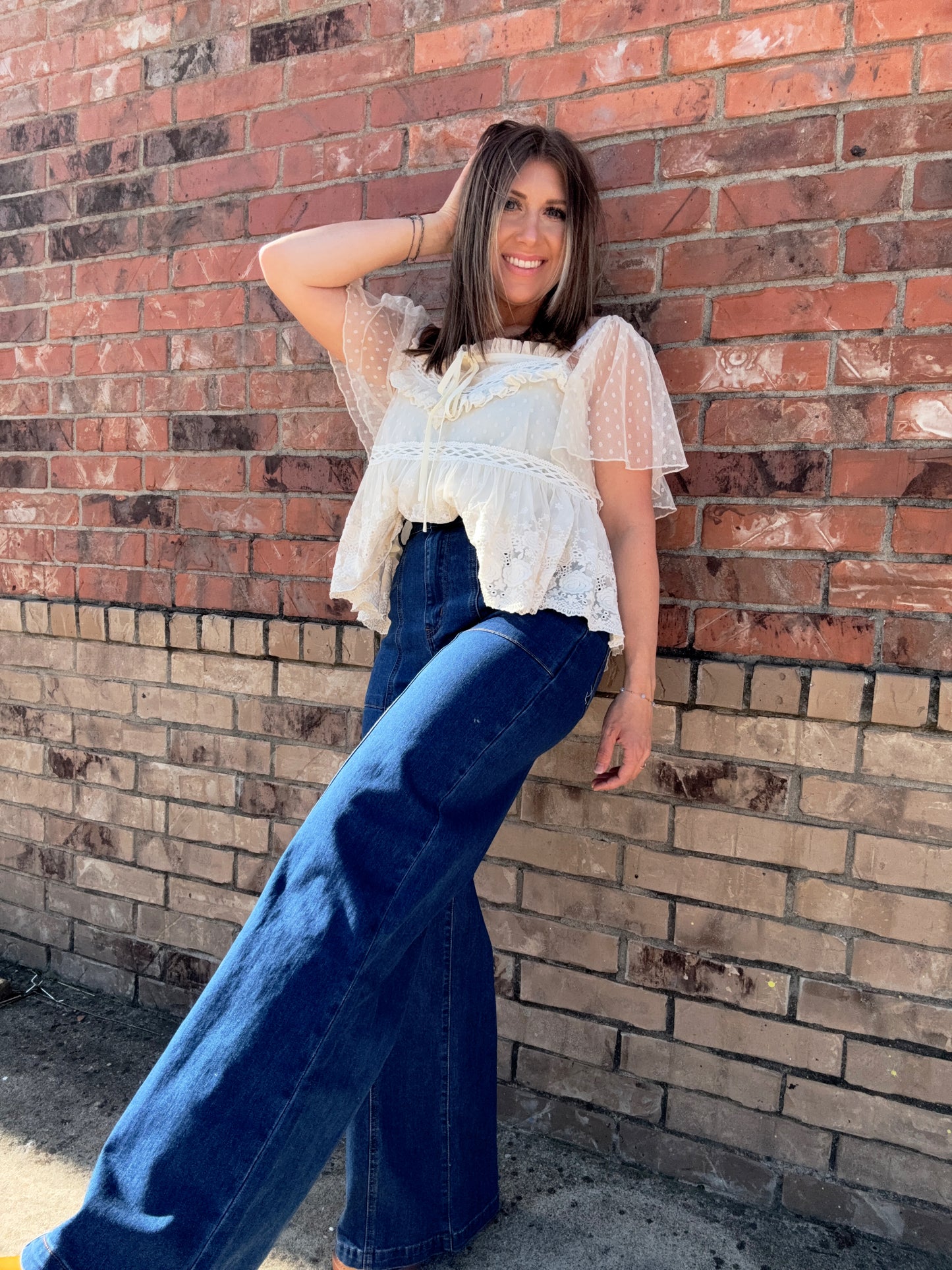 The Opal Lace Blouse