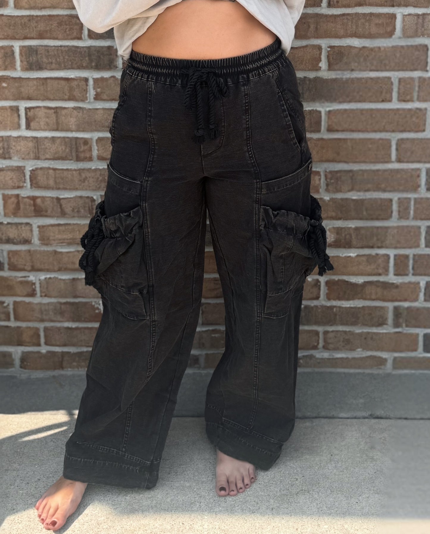 MIDNIGHT CARGO TROUSERS