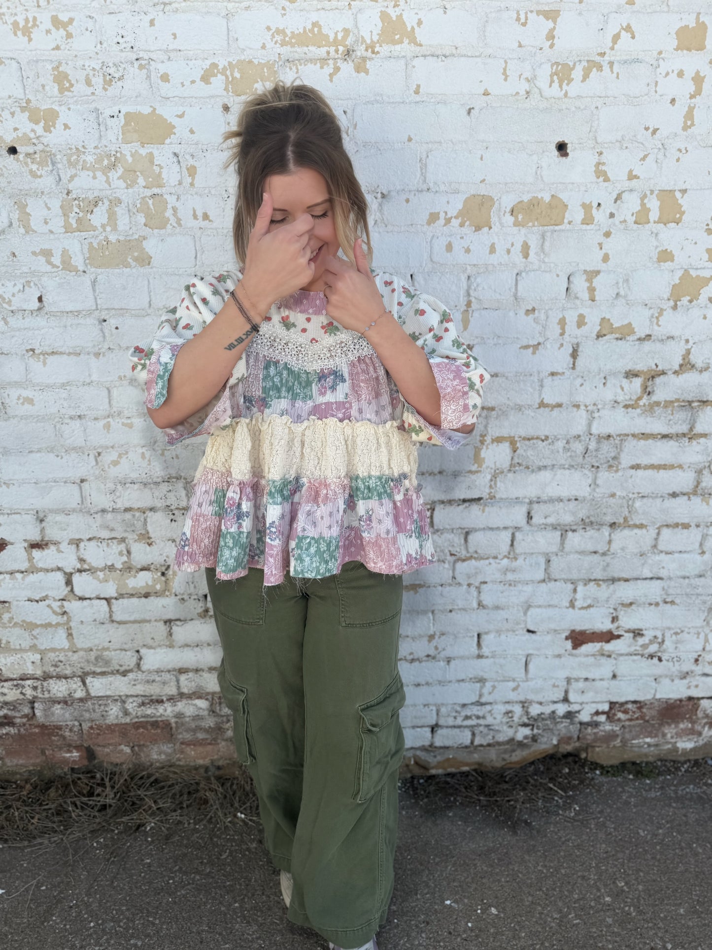 Prairie Peplum Blouse