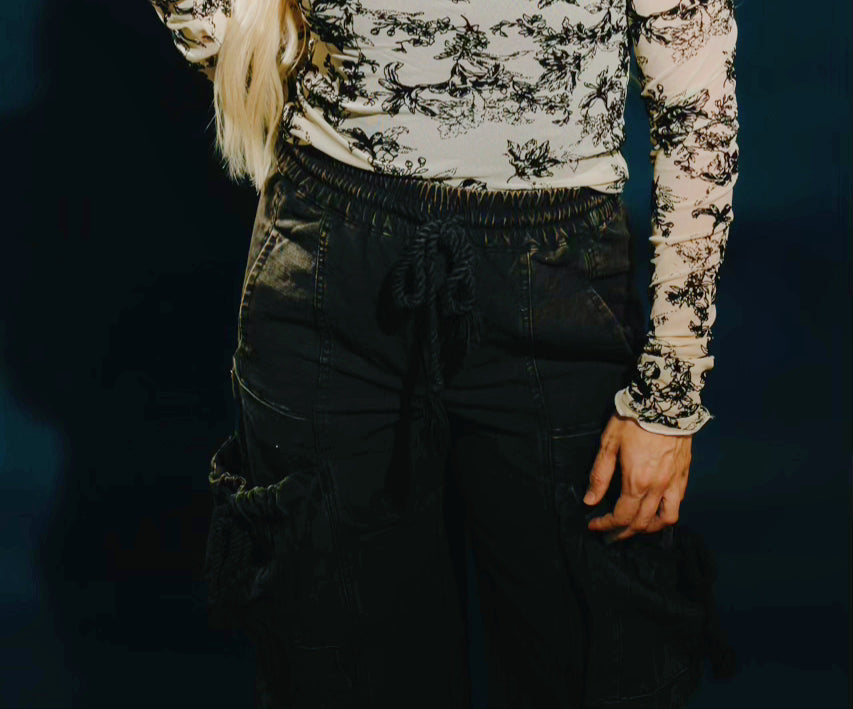 MIDNIGHT CARGO TROUSERS