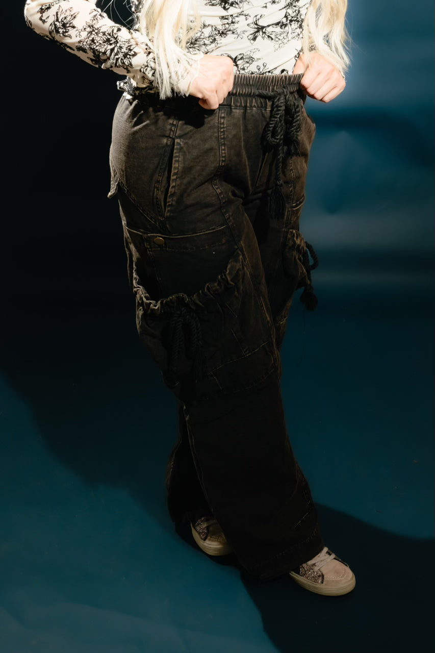 MIDNIGHT CARGO TROUSERS
