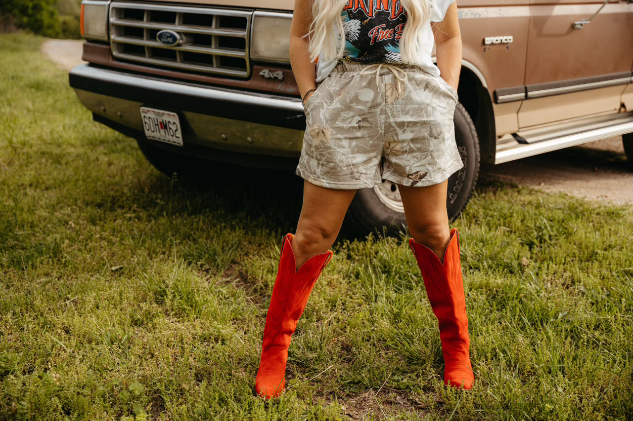Cottonwood Camo Drawstring Shorts