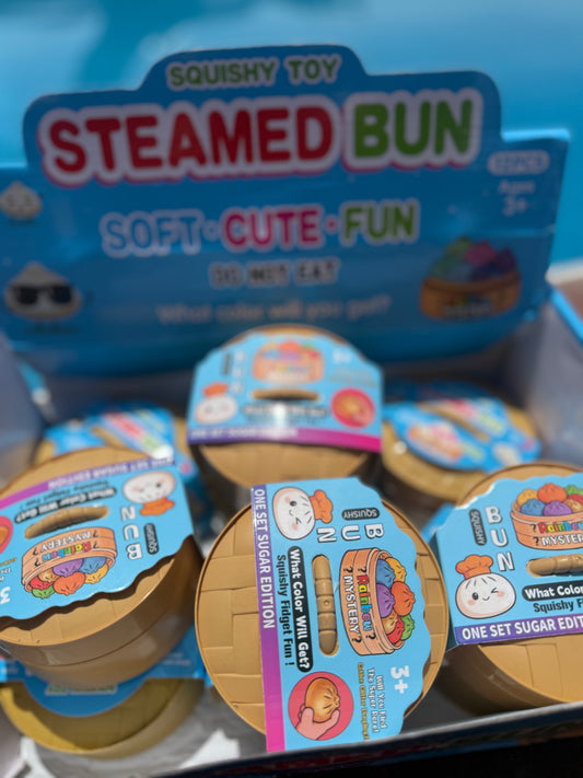 Steamed Bun Squishy – Solid Mystery Color