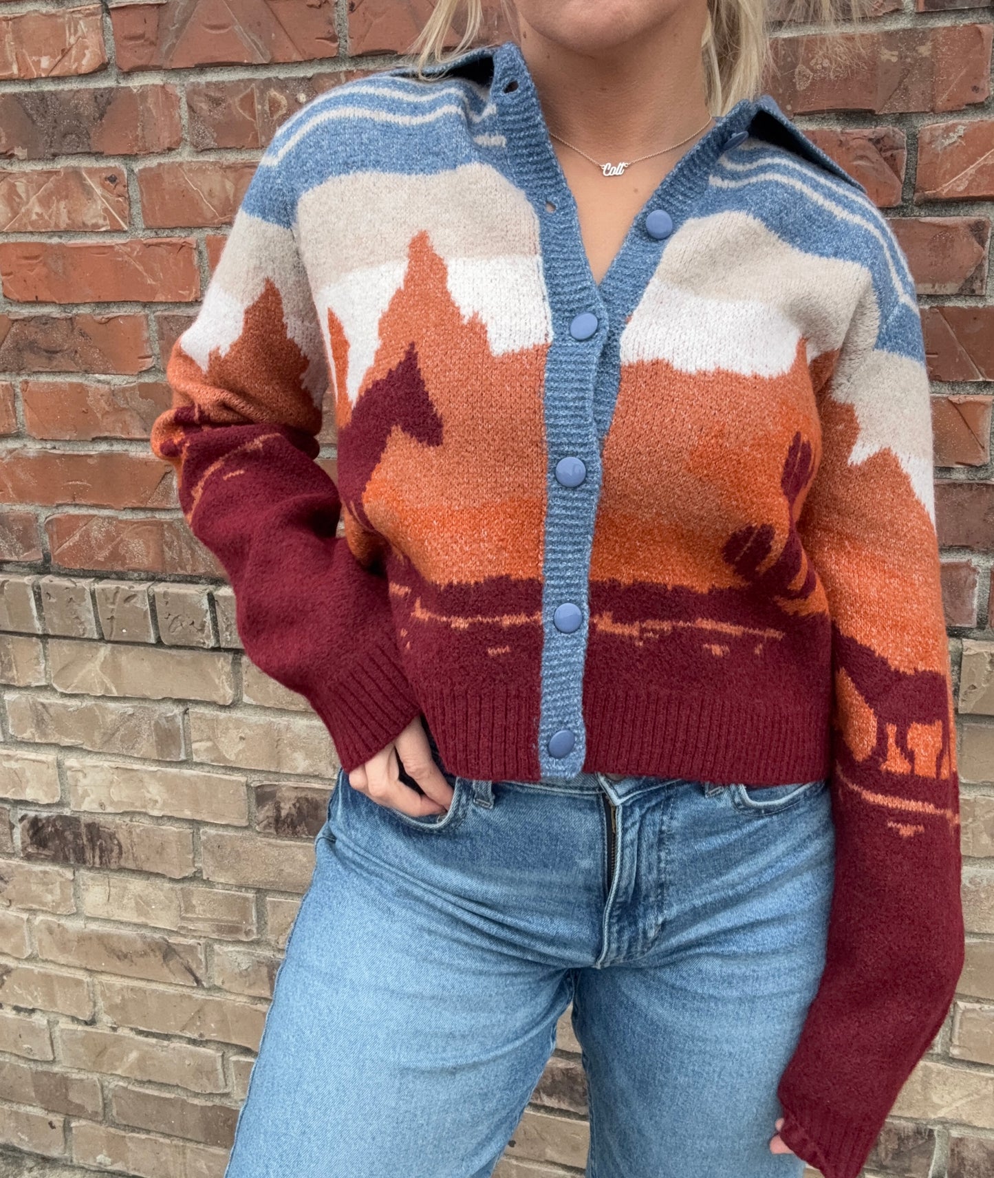 MUSTANG SPIRIT CARDIGAN