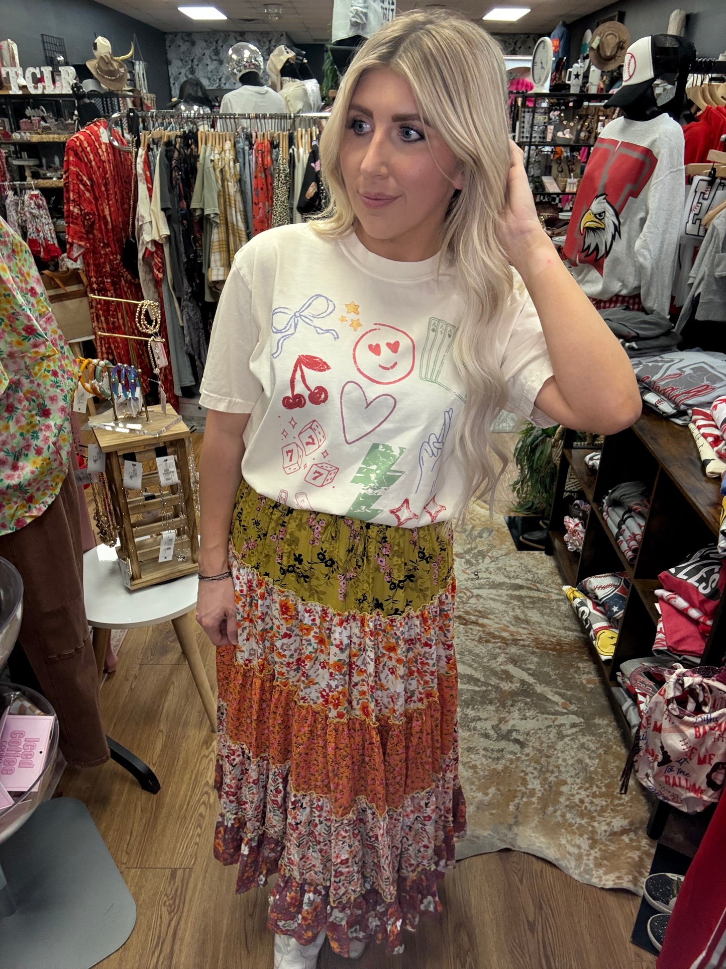 GOLDEN HOUR GYPSY SKIRT