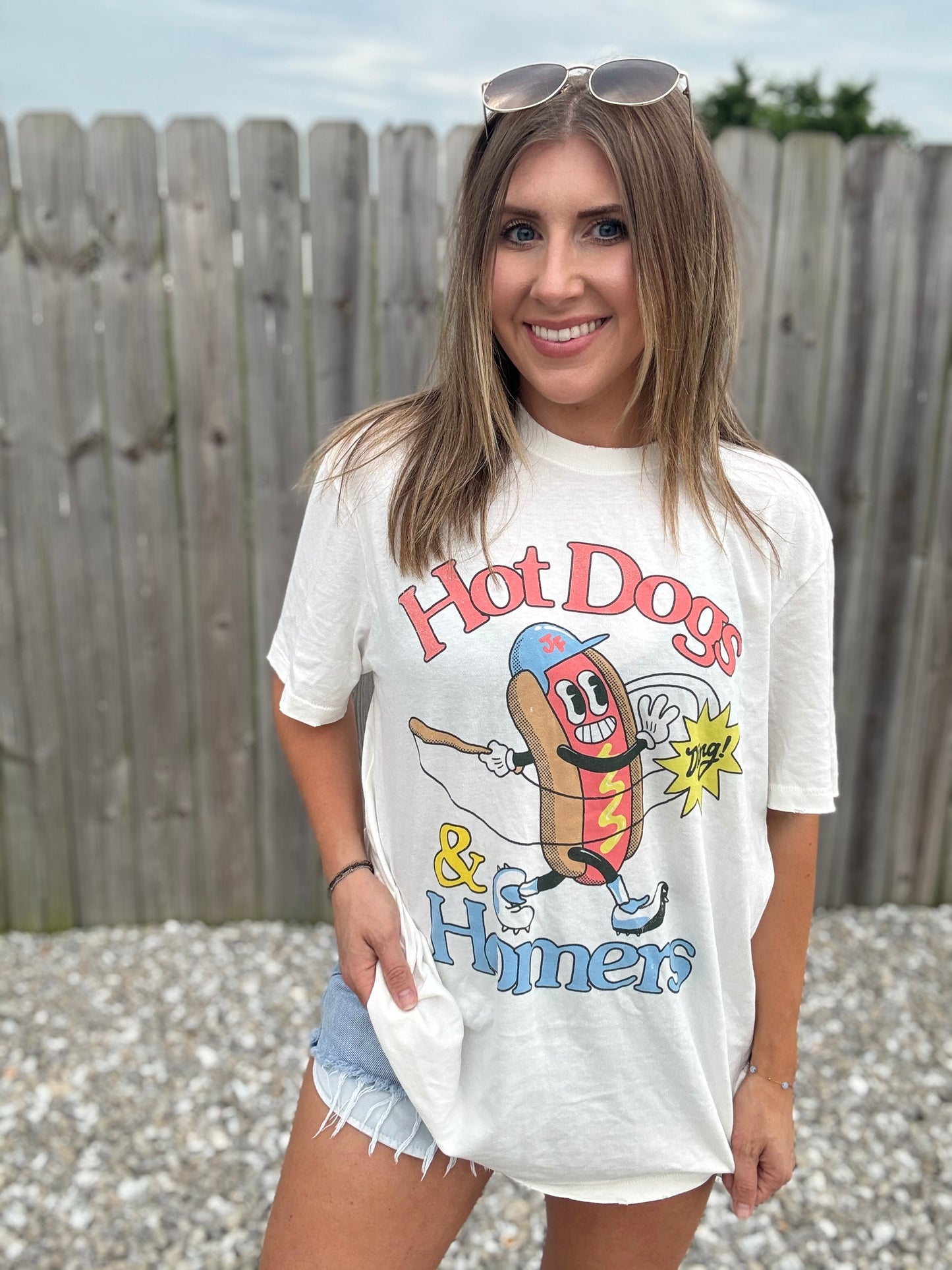 Hot Dogs & Homers Tee
