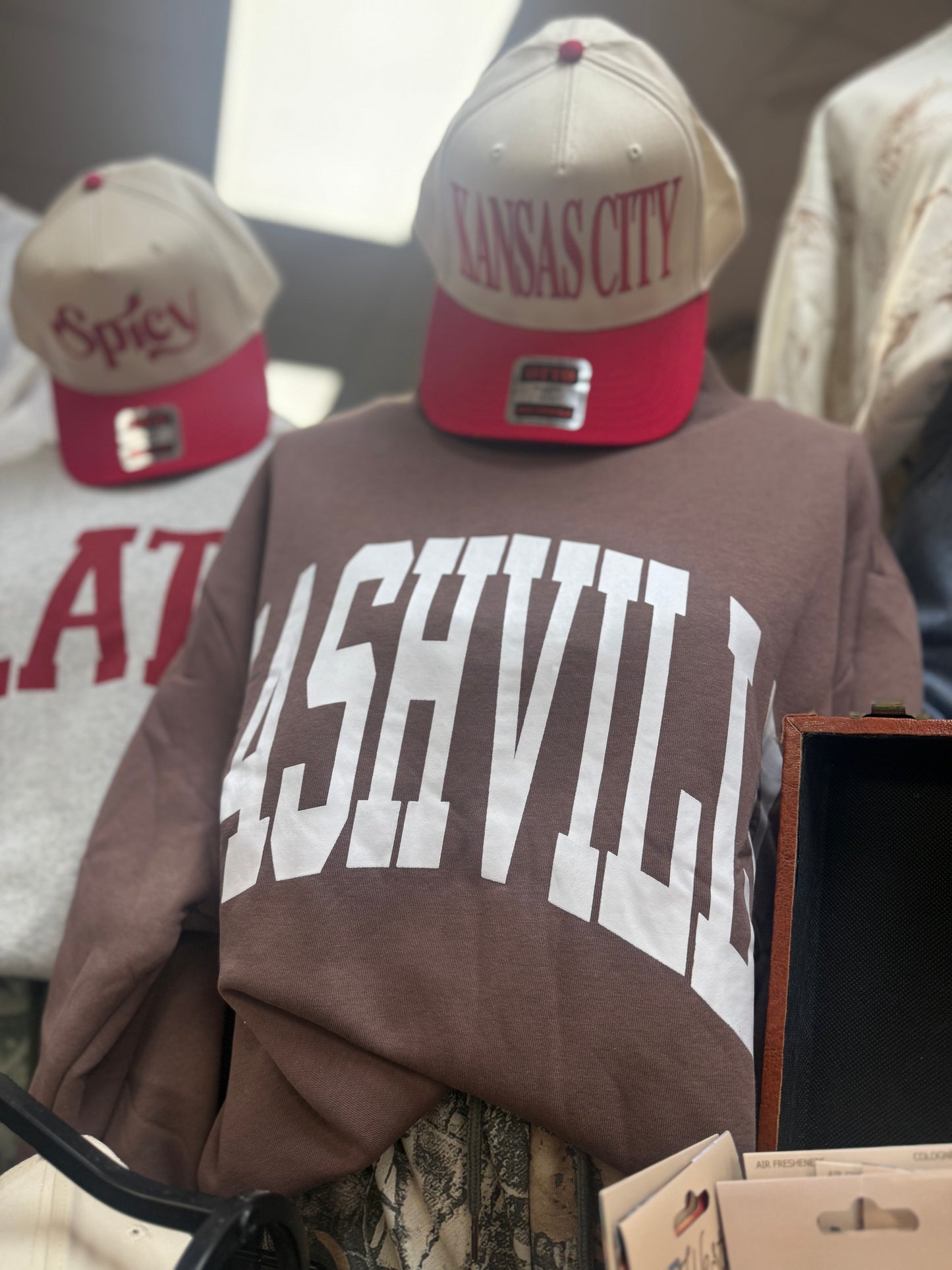 NASHVILLE NIGHTS REVERSIBLE MOCK NECK PULLOVER