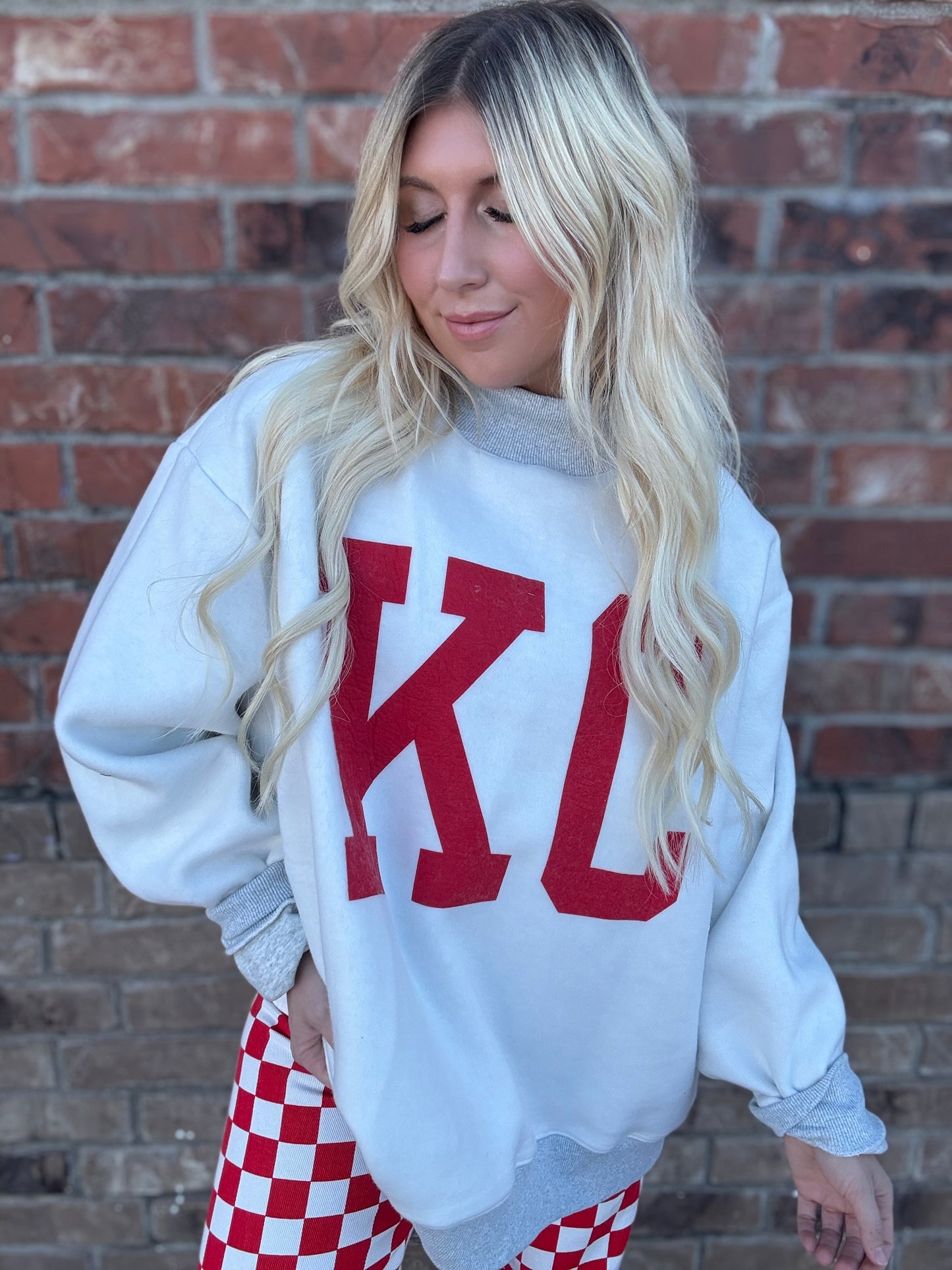 KANSAS CITY REVERSIBLE MOCK NECK (GRAY)