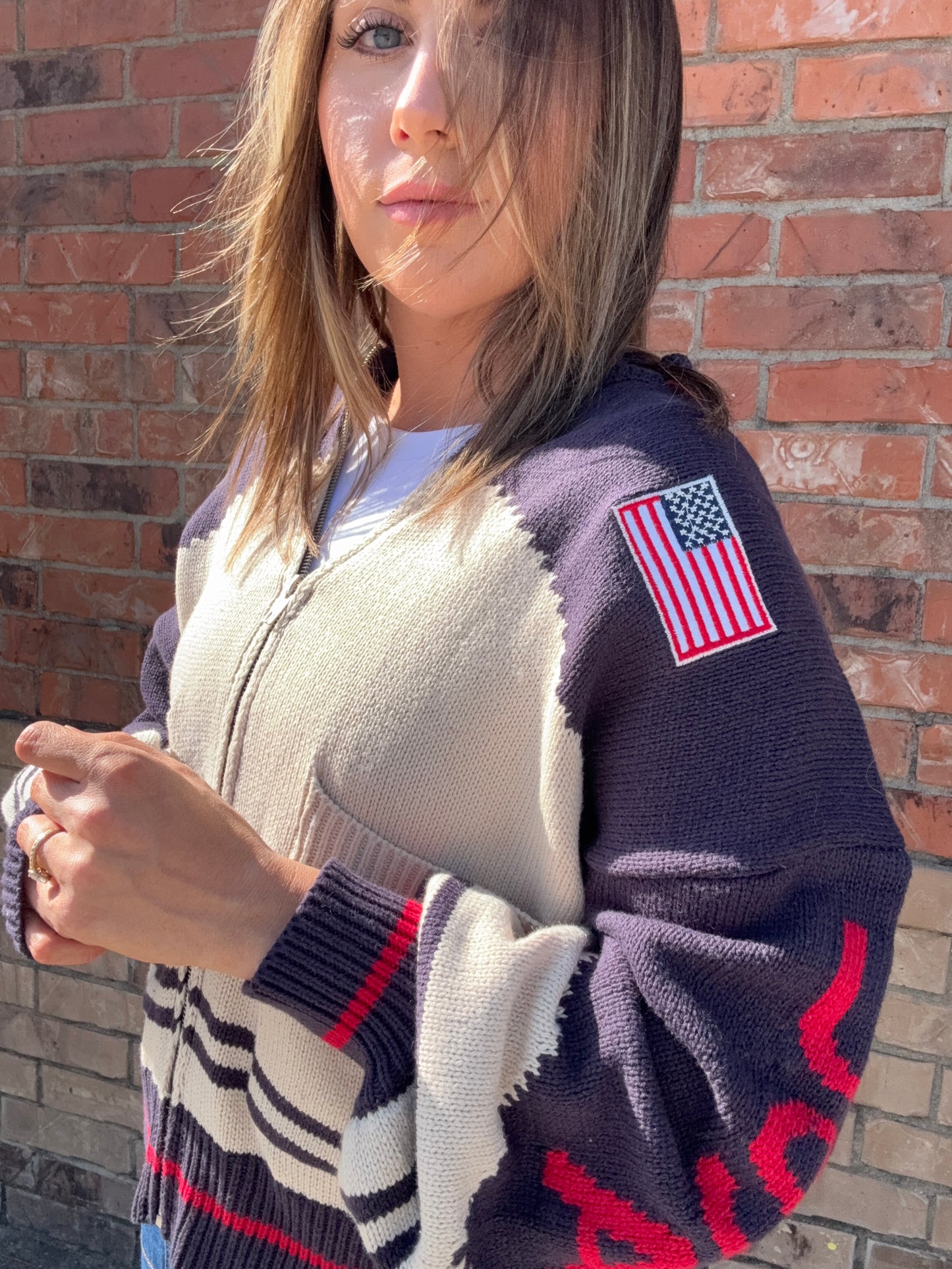 USA Zip Up
