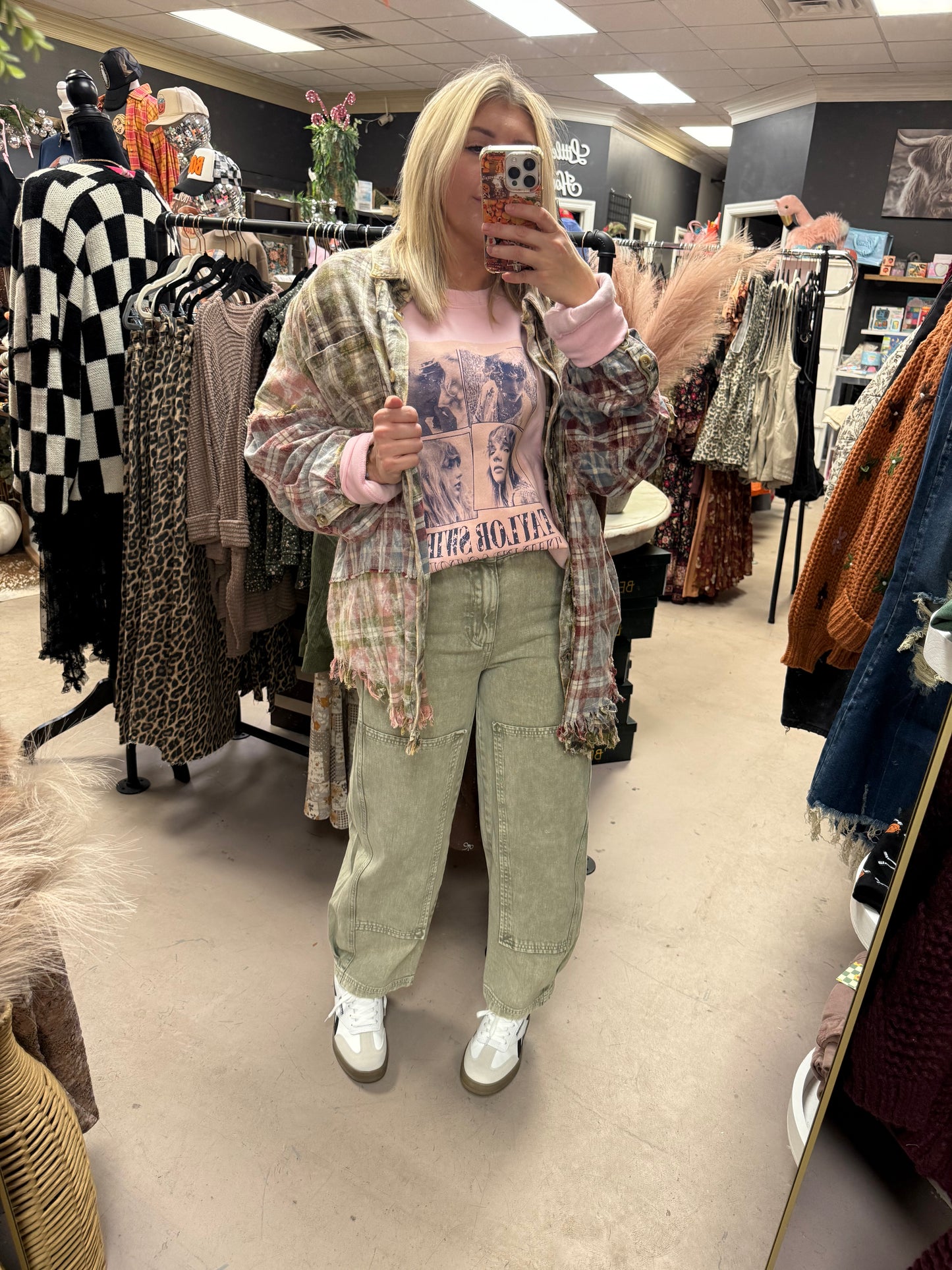 WASHED PLAID FLANNEL