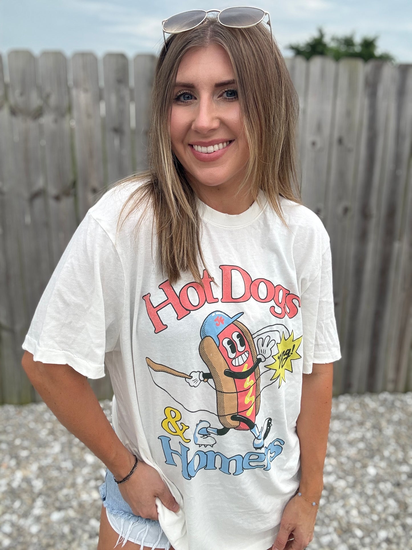 Hot Dogs & Homers Tee