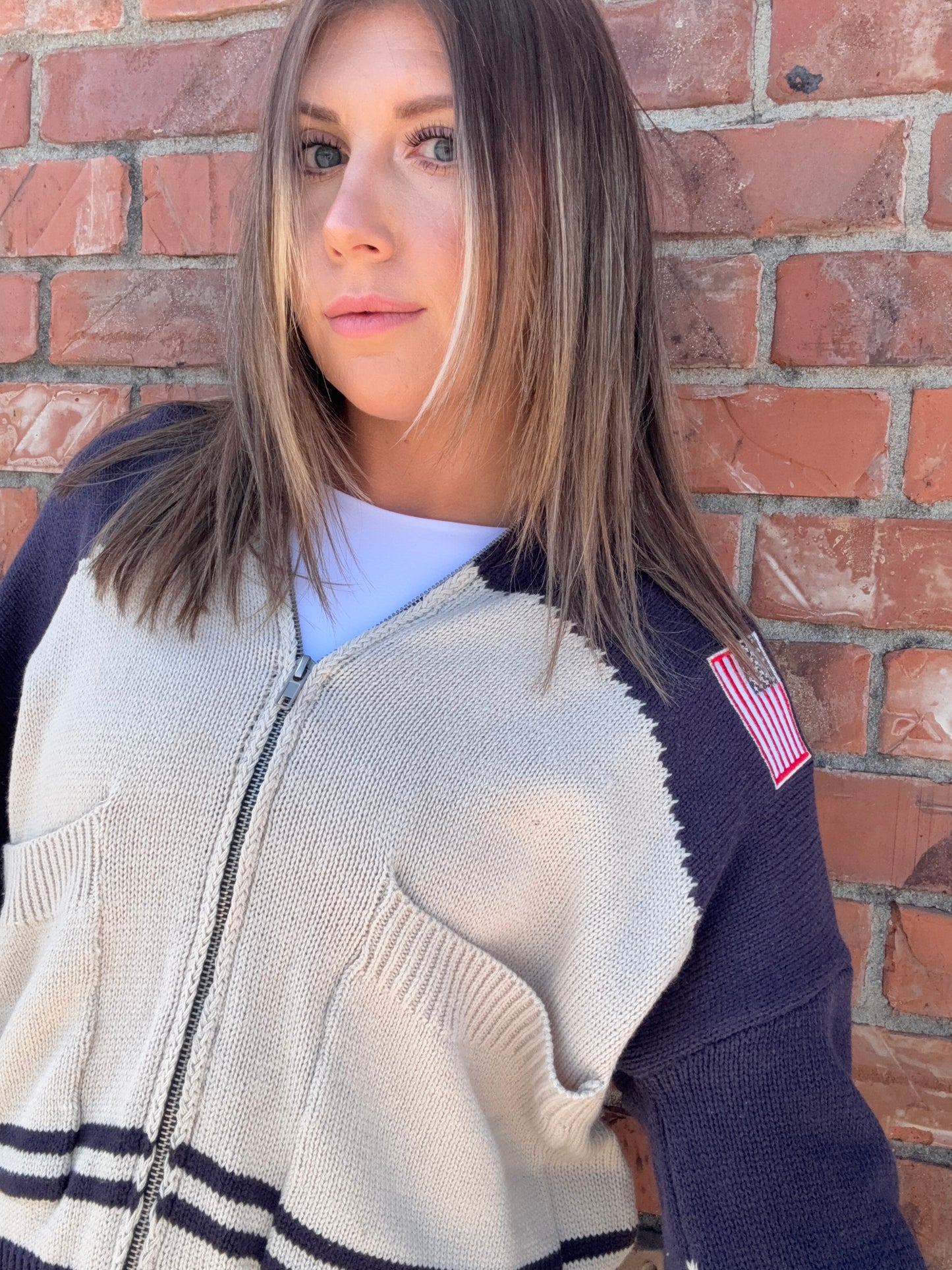 USA Zip Up