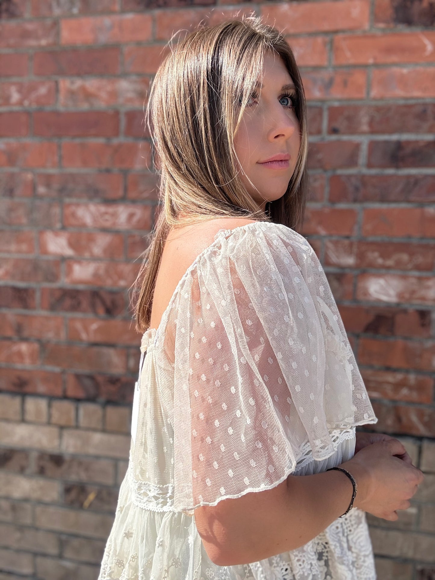 The Opal Lace Blouse