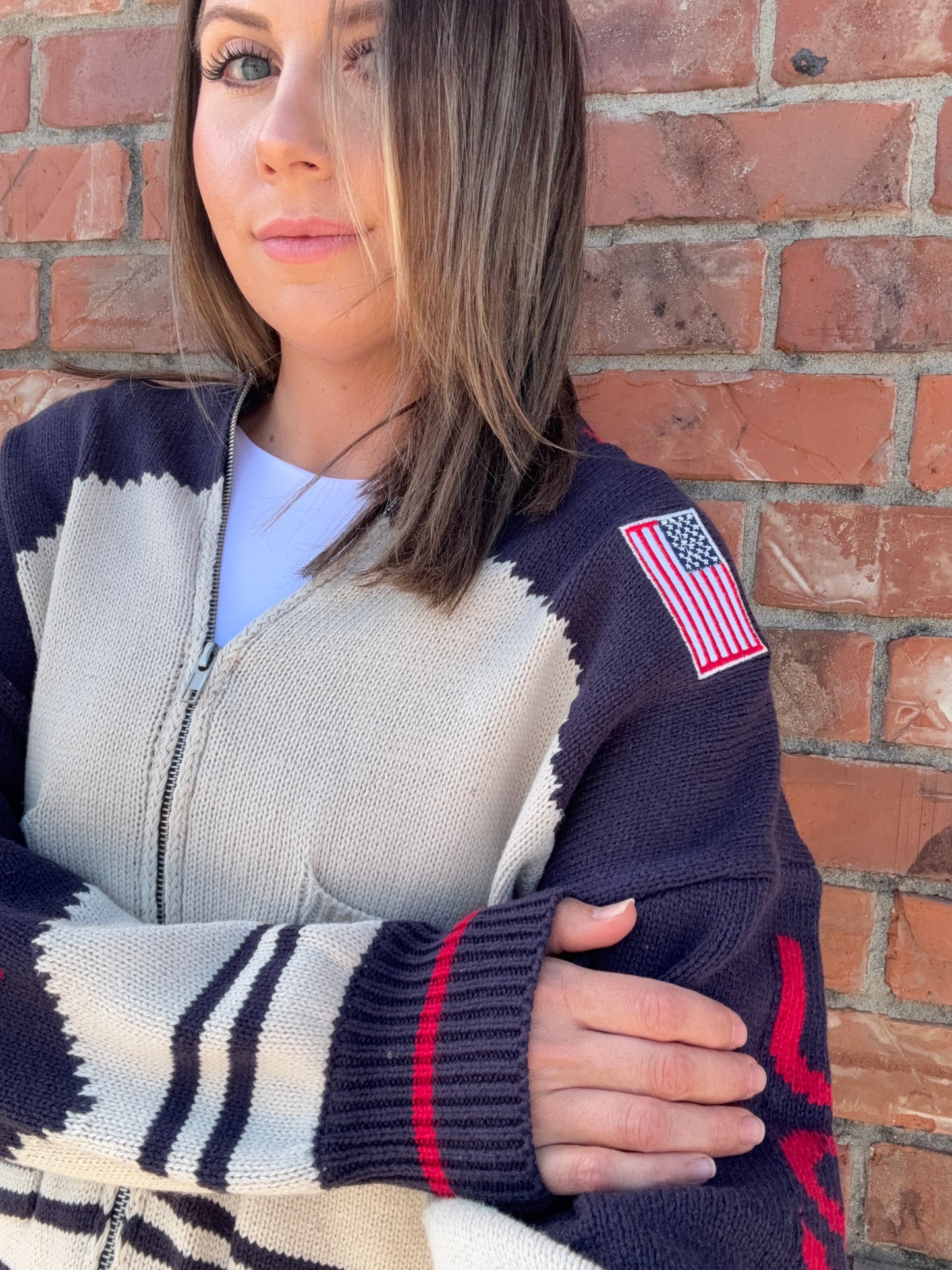 USA Zip Up