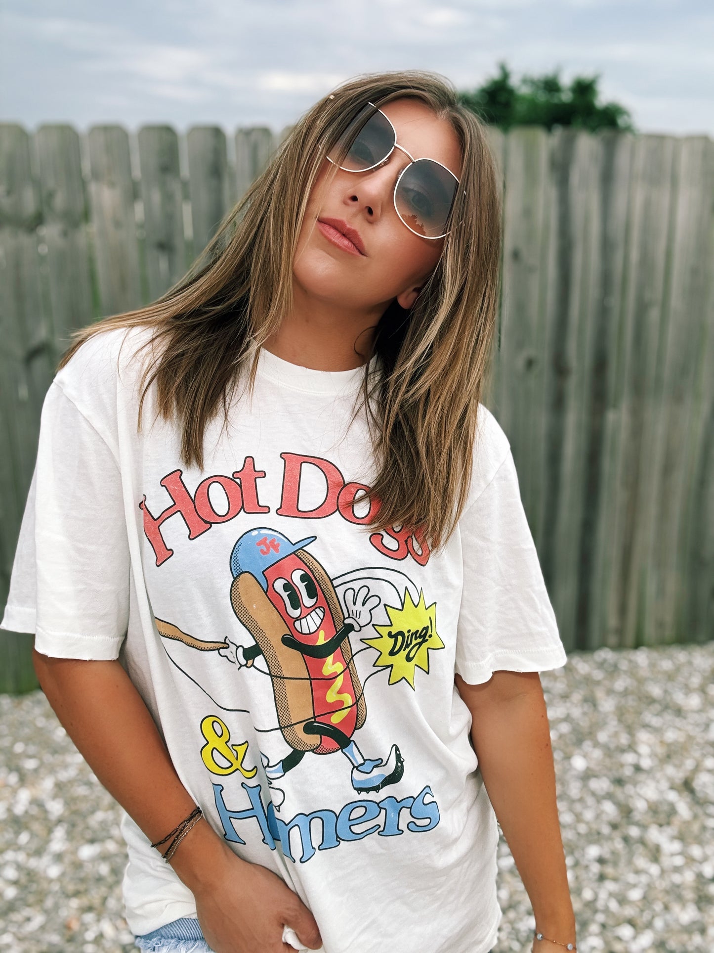 Hot Dogs & Homers Tee