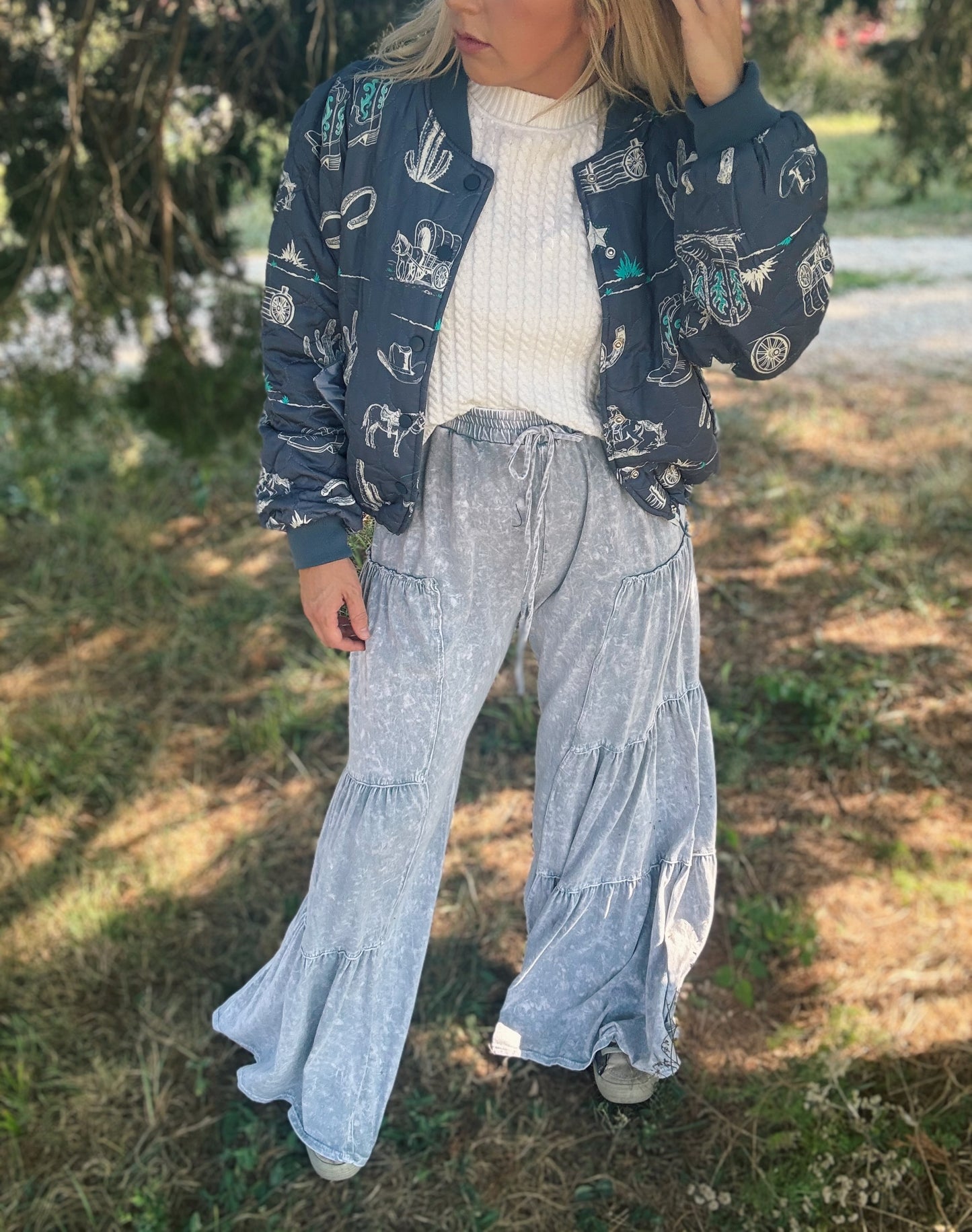 Western Skies Quilted Jacket