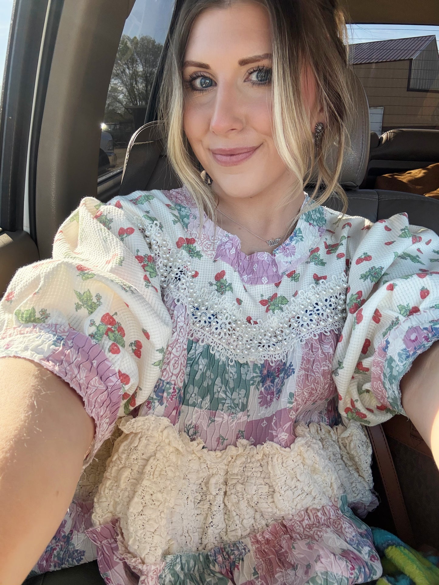 Prairie Peplum Blouse