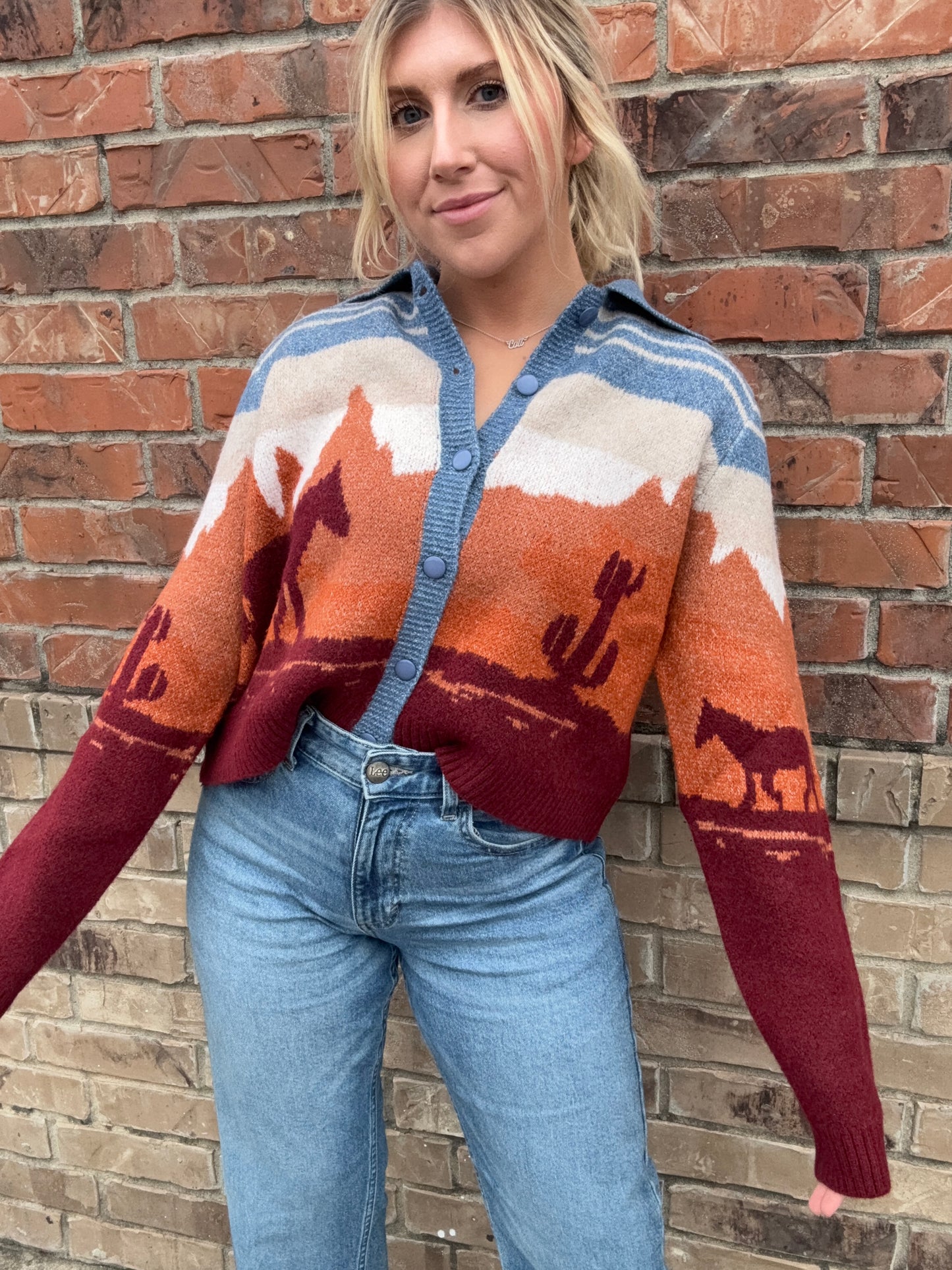 MUSTANG SPIRIT CARDIGAN