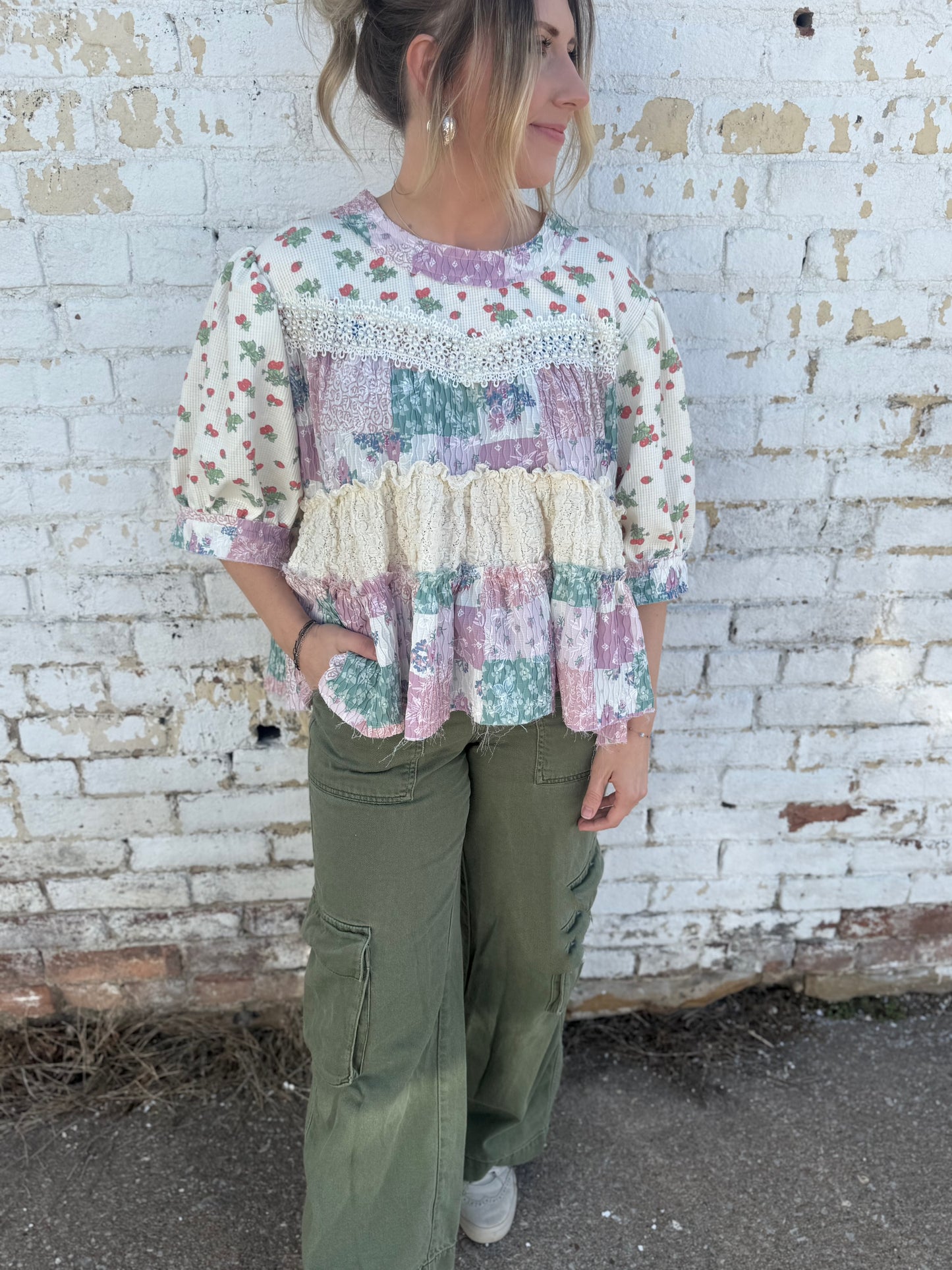Prairie Peplum Blouse