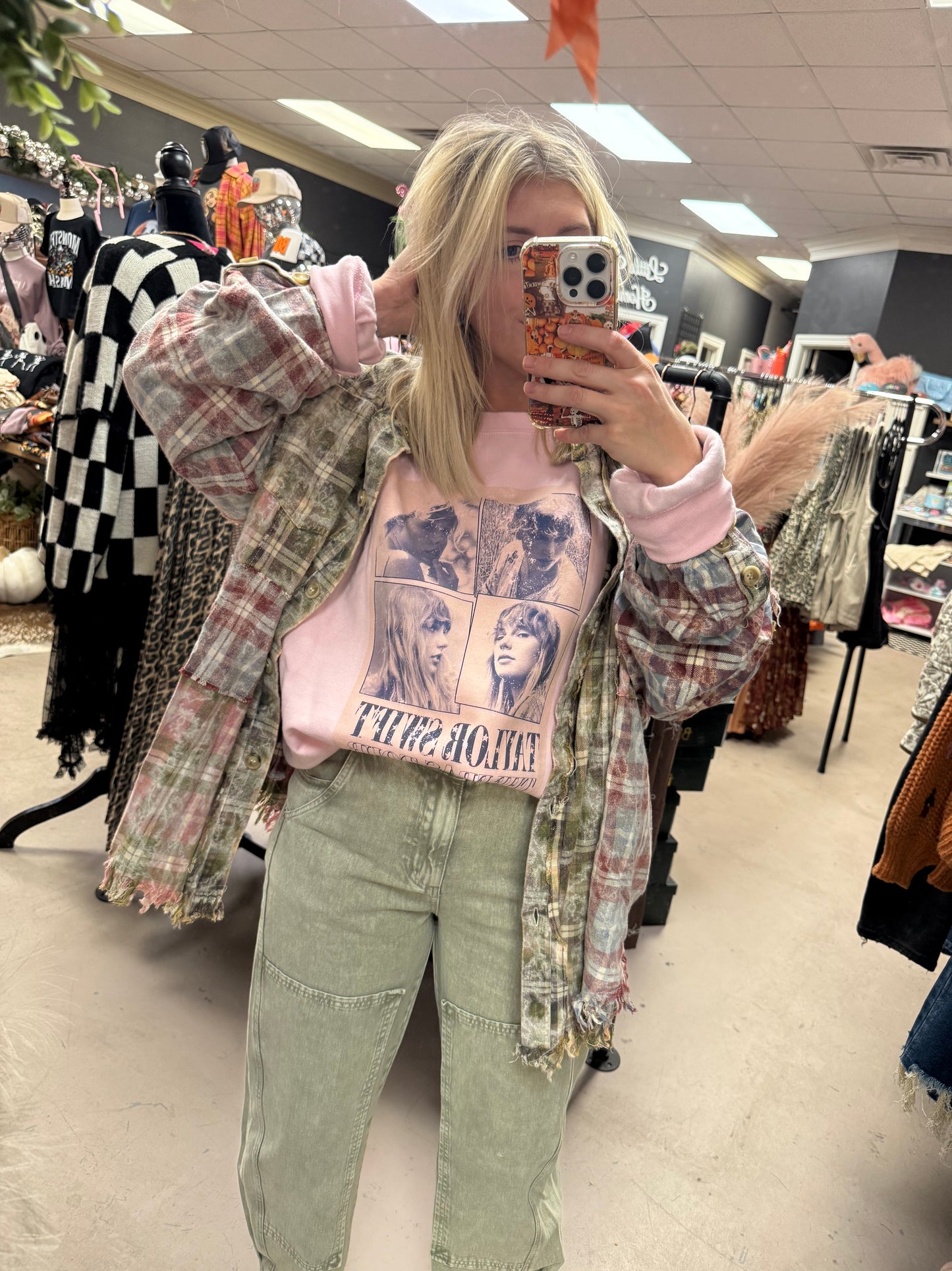 WASHED PLAID FLANNEL