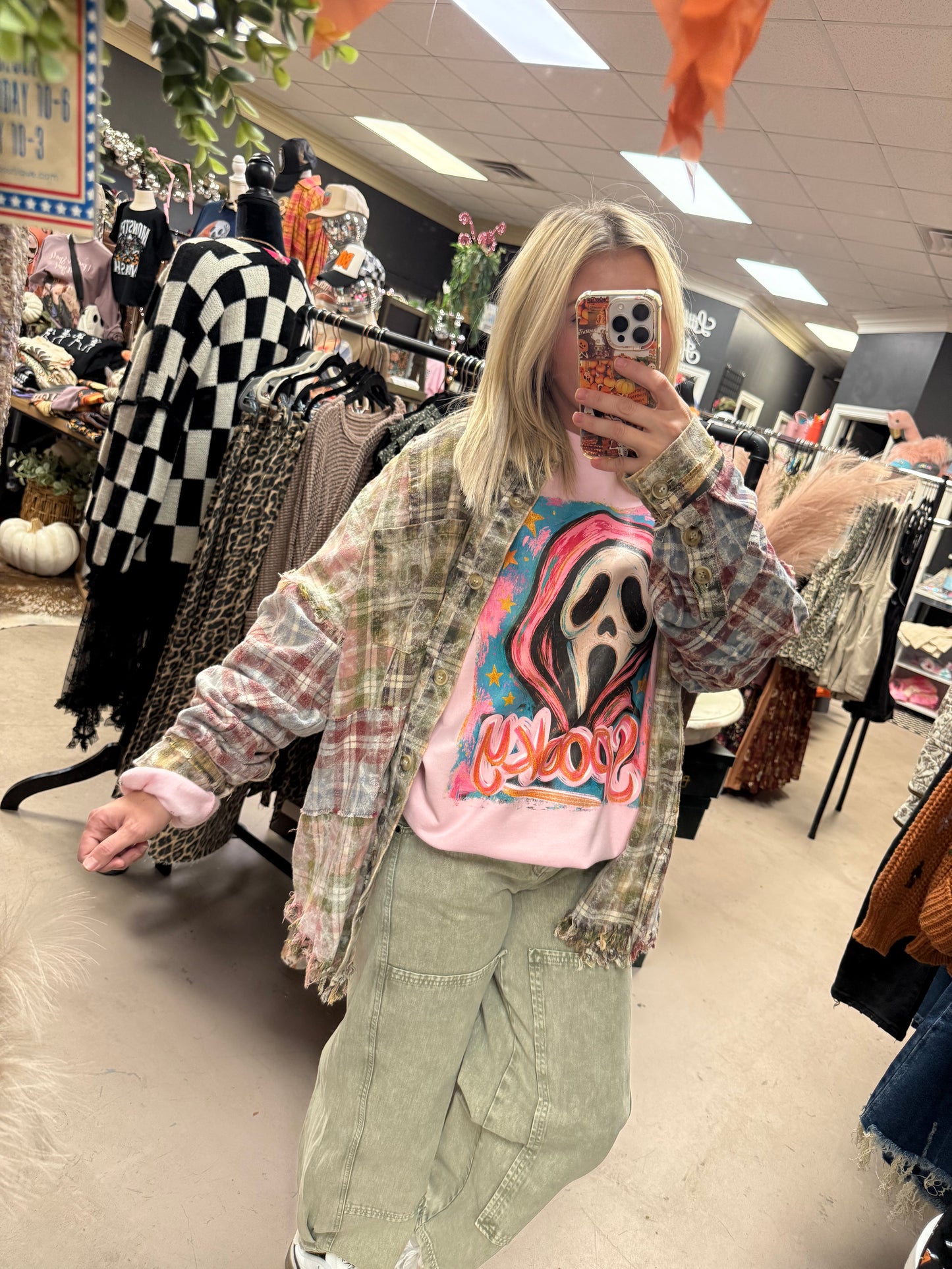 WASHED PLAID FLANNEL