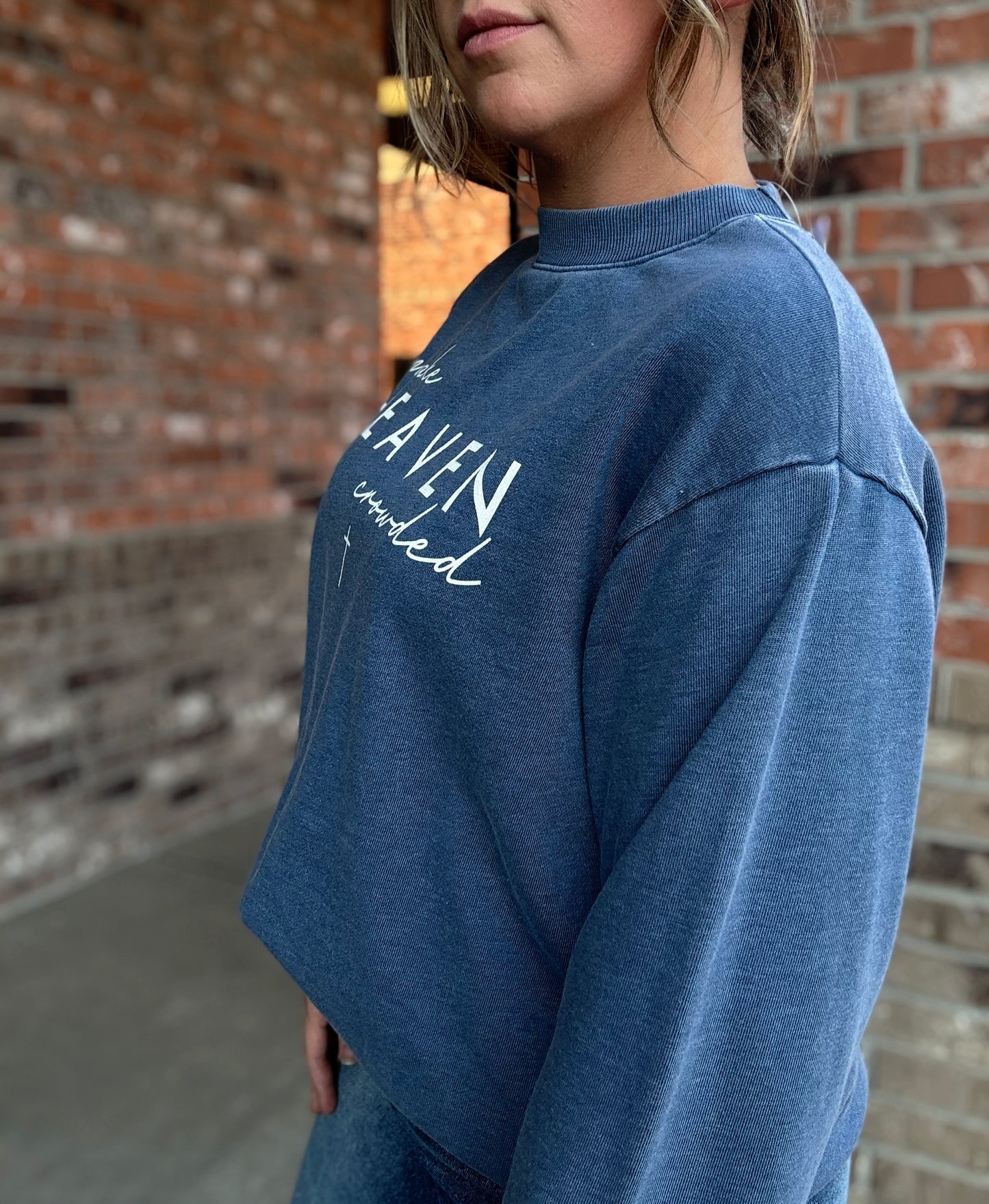 Make Heaven Crowded Sweatshirt (Denim Blue)