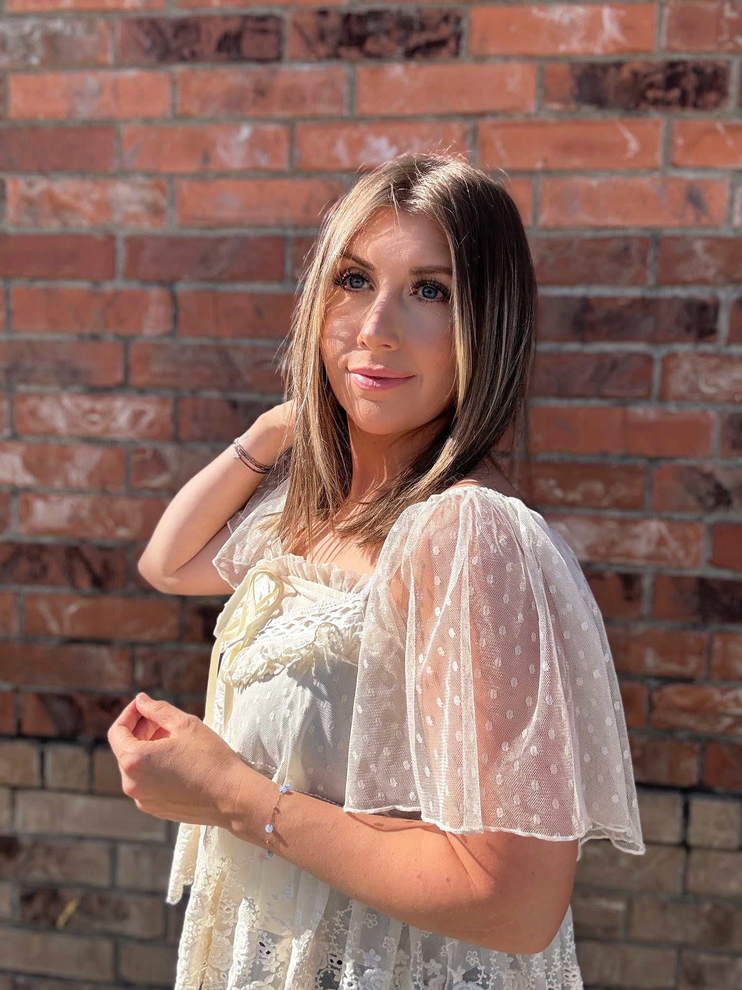 The Opal Lace Blouse
