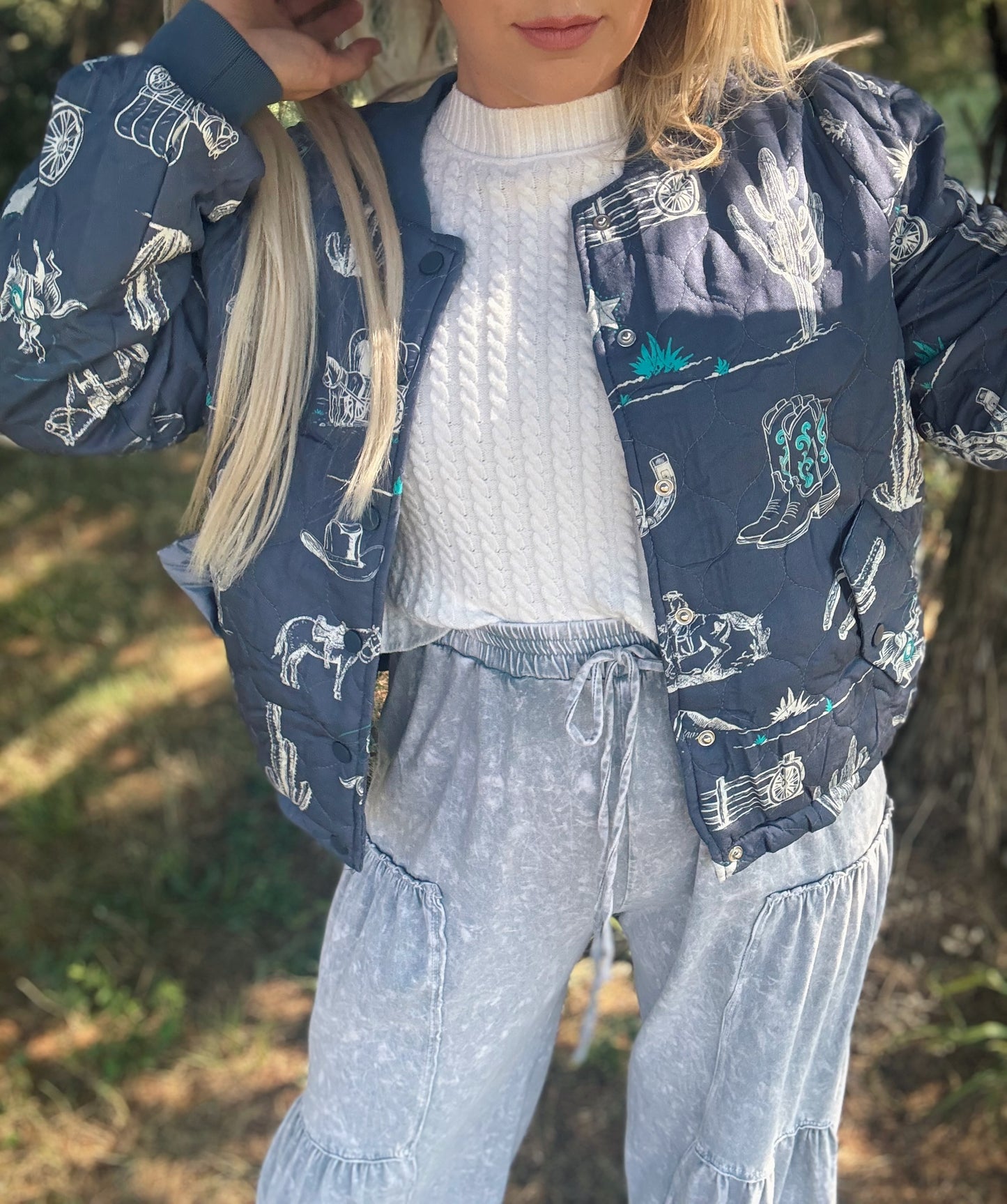 Western Skies Quilted Jacket