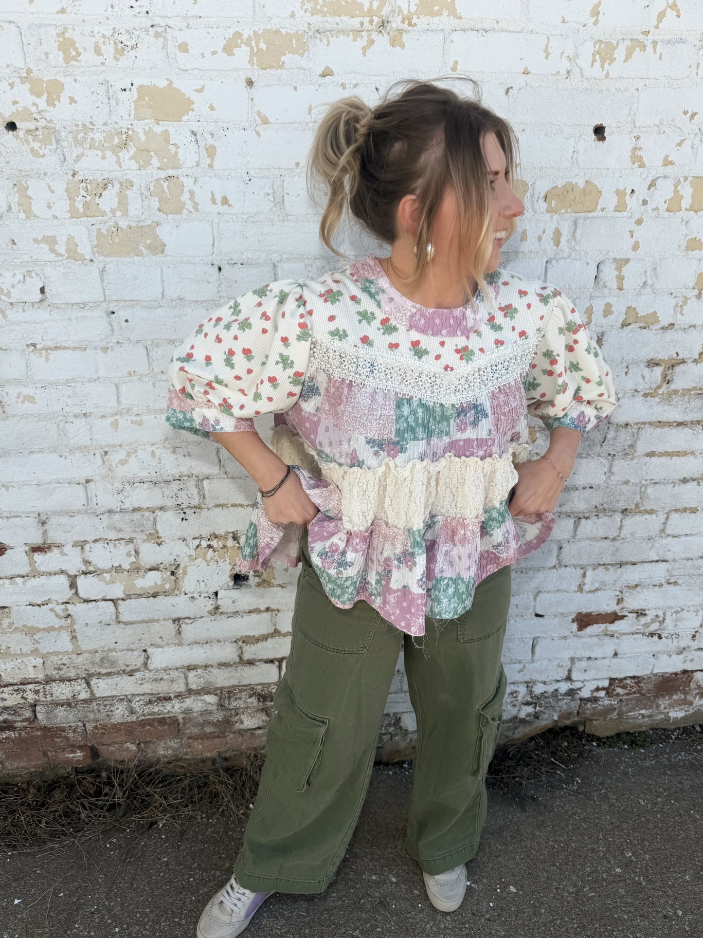 Prairie Peplum Blouse
