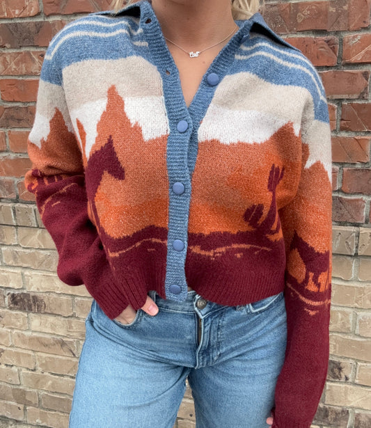 MUSTANG SPIRIT CARDIGAN