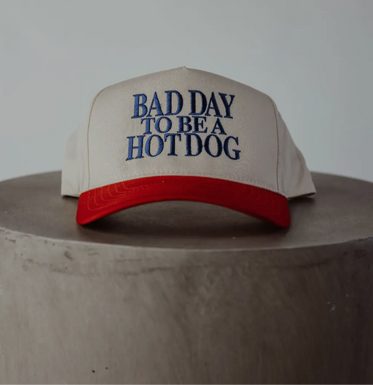 BAD DAY TO BE A HOTDOG TRUCKER HAT