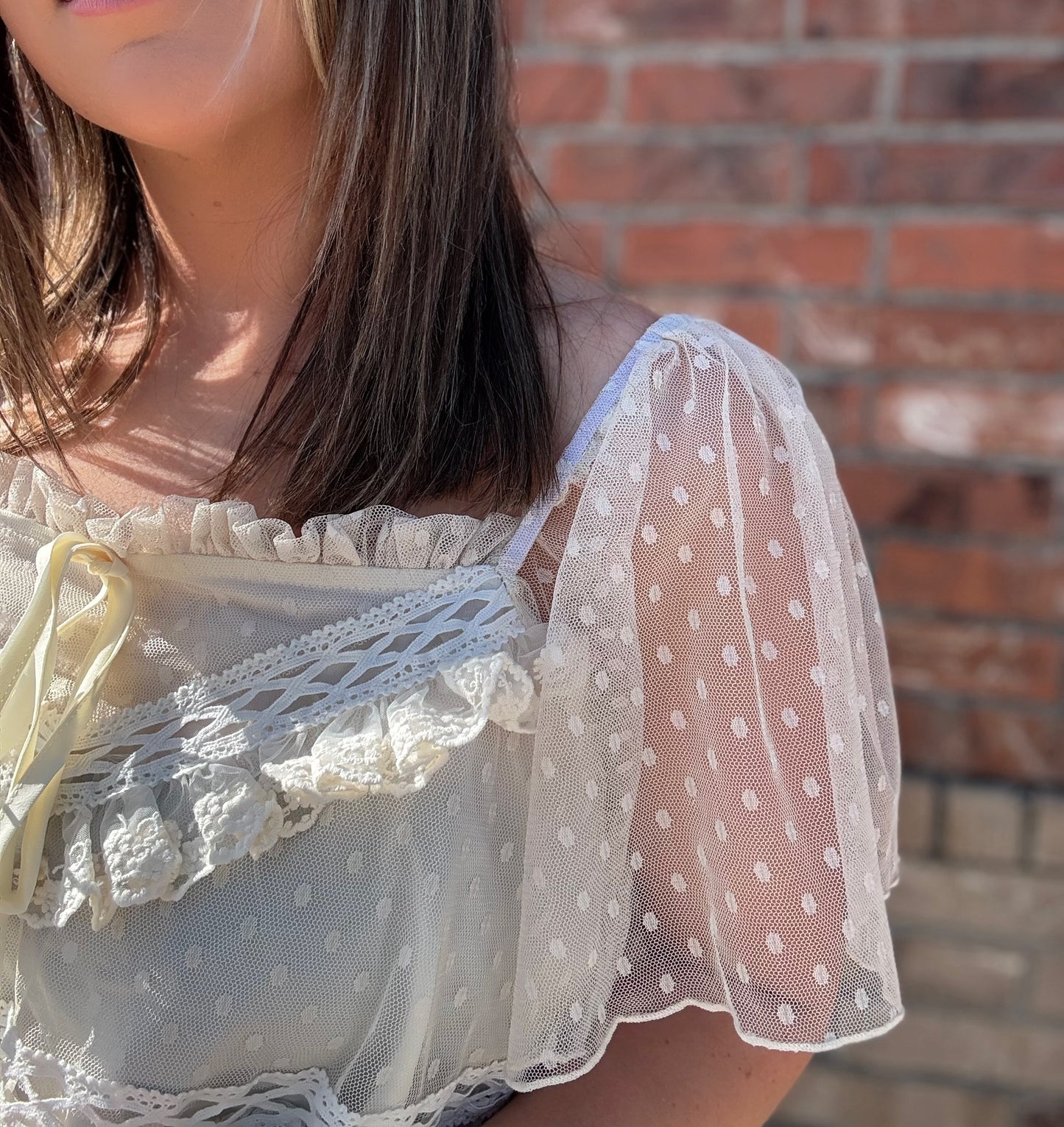 The Opal Lace Blouse