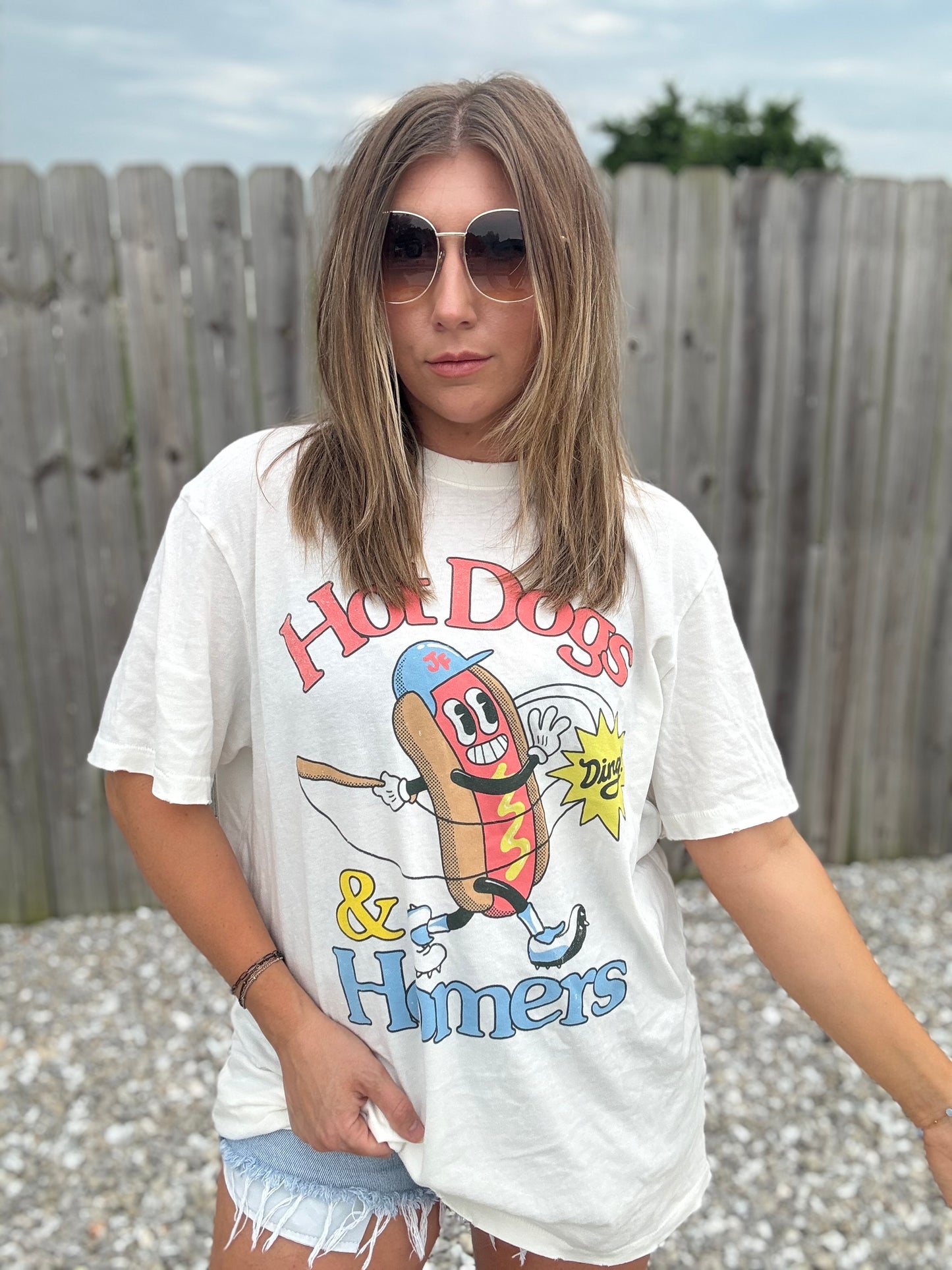 Hot Dogs & Homers Tee