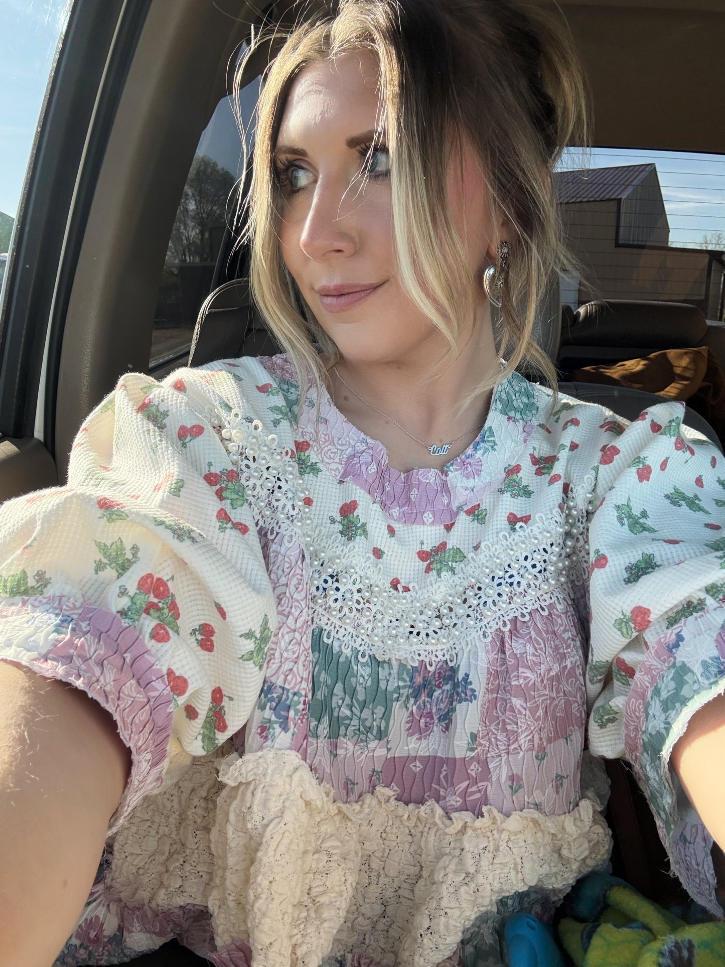 Prairie Peplum Blouse