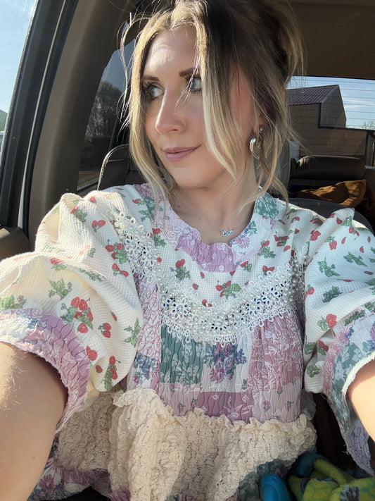 Prairie Peplum Blouse