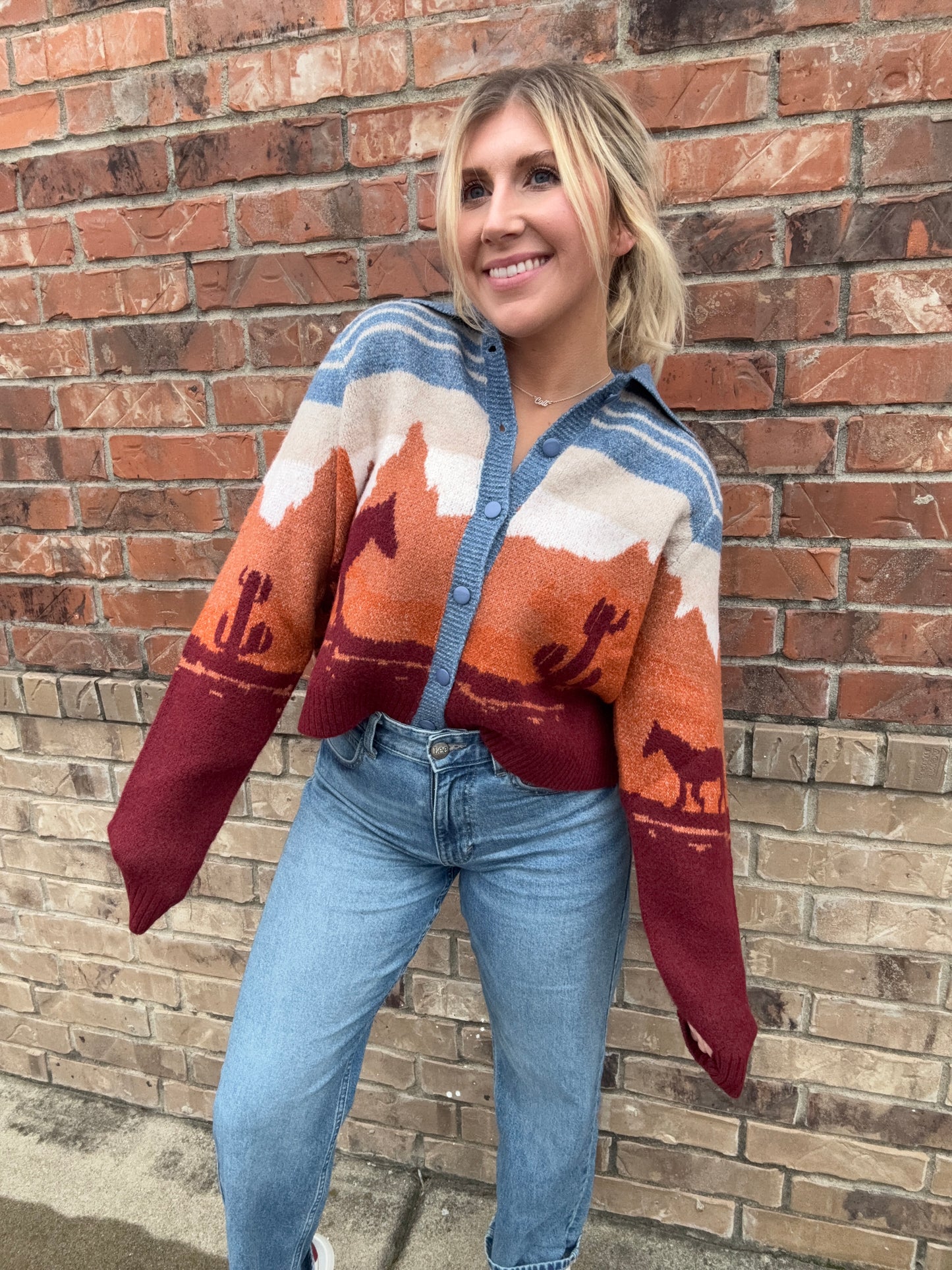 MUSTANG SPIRIT CARDIGAN