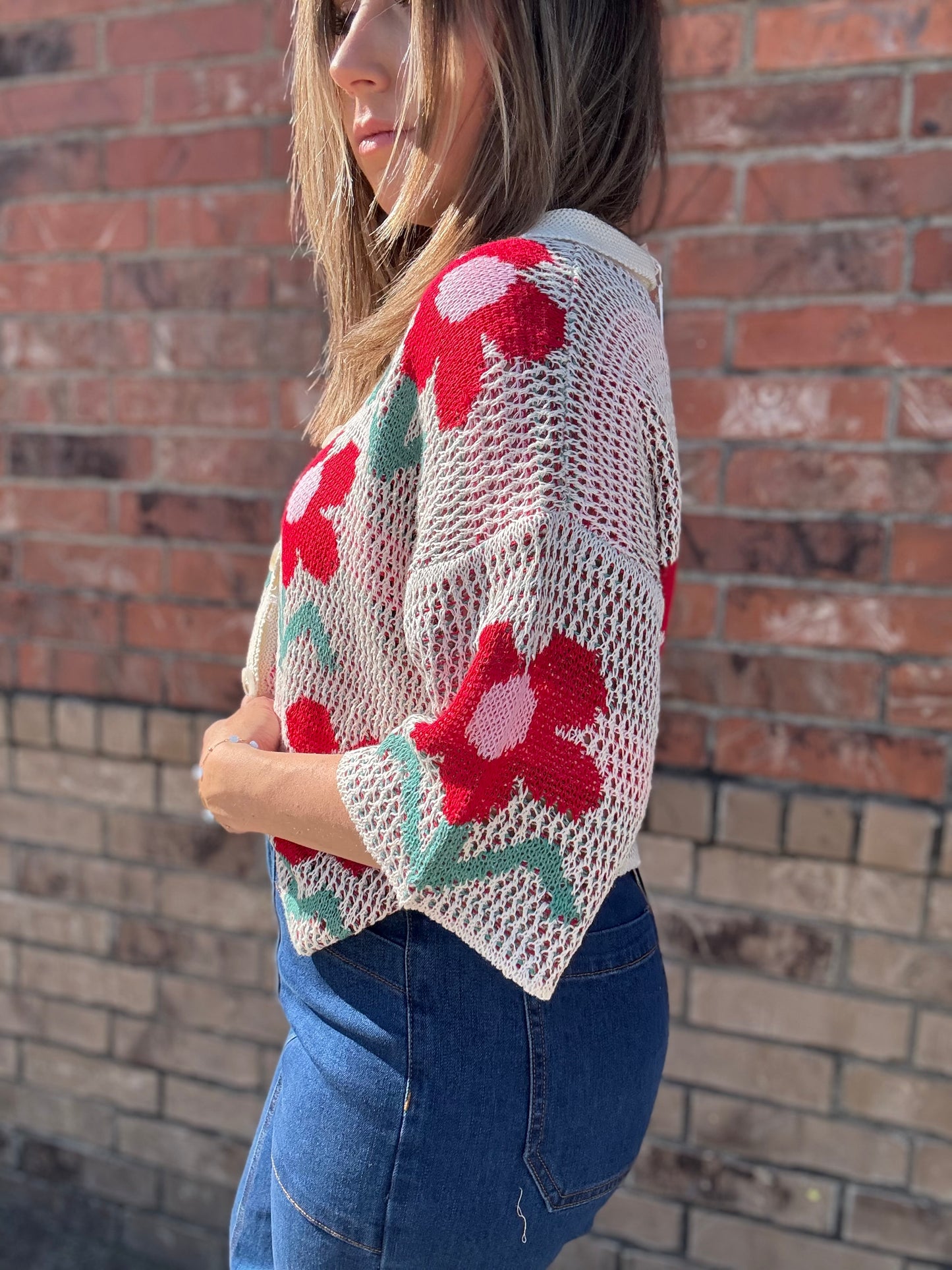 Garden Bloom Knit Cardigan
