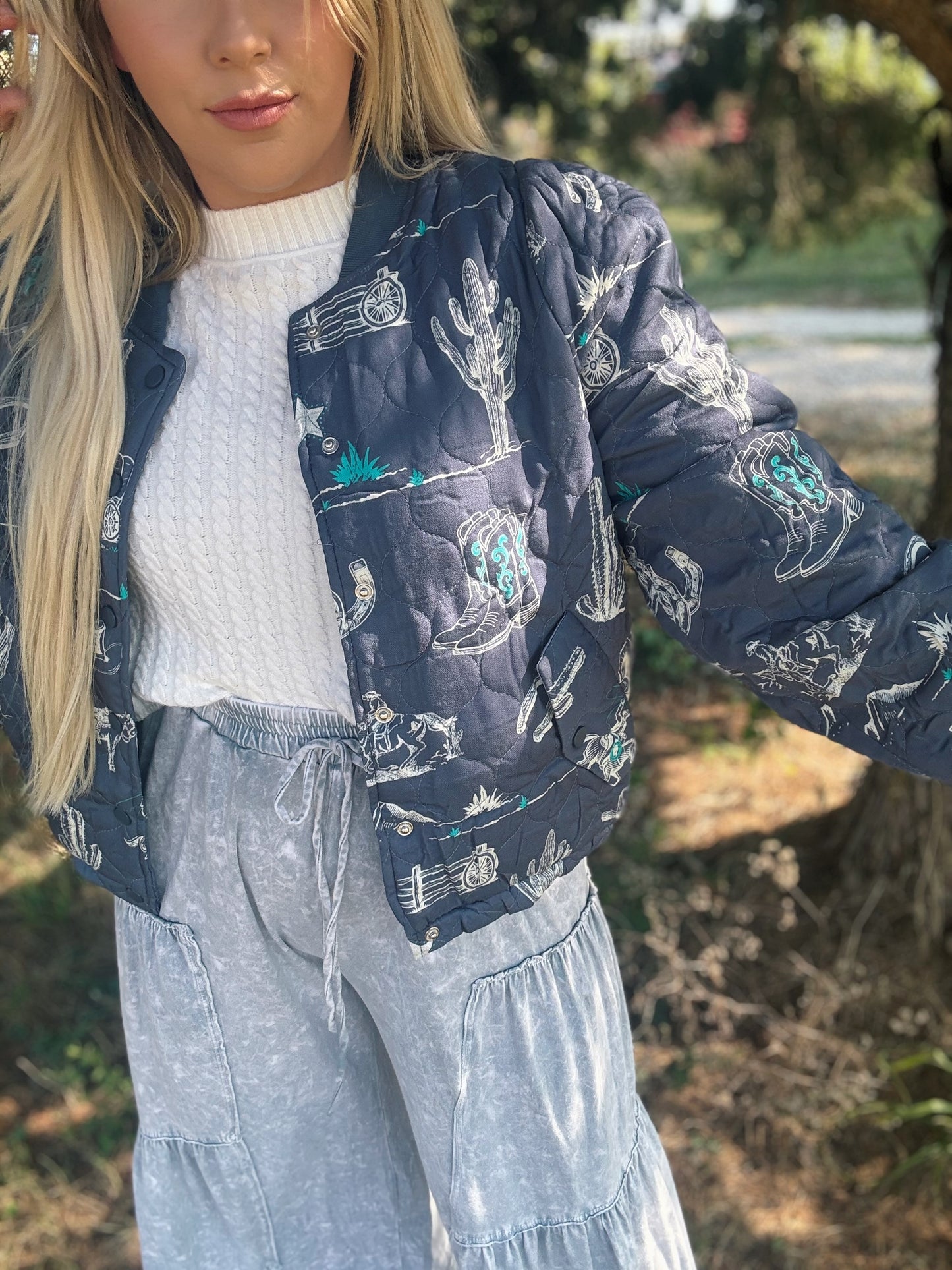 Western Skies Quilted Jacket