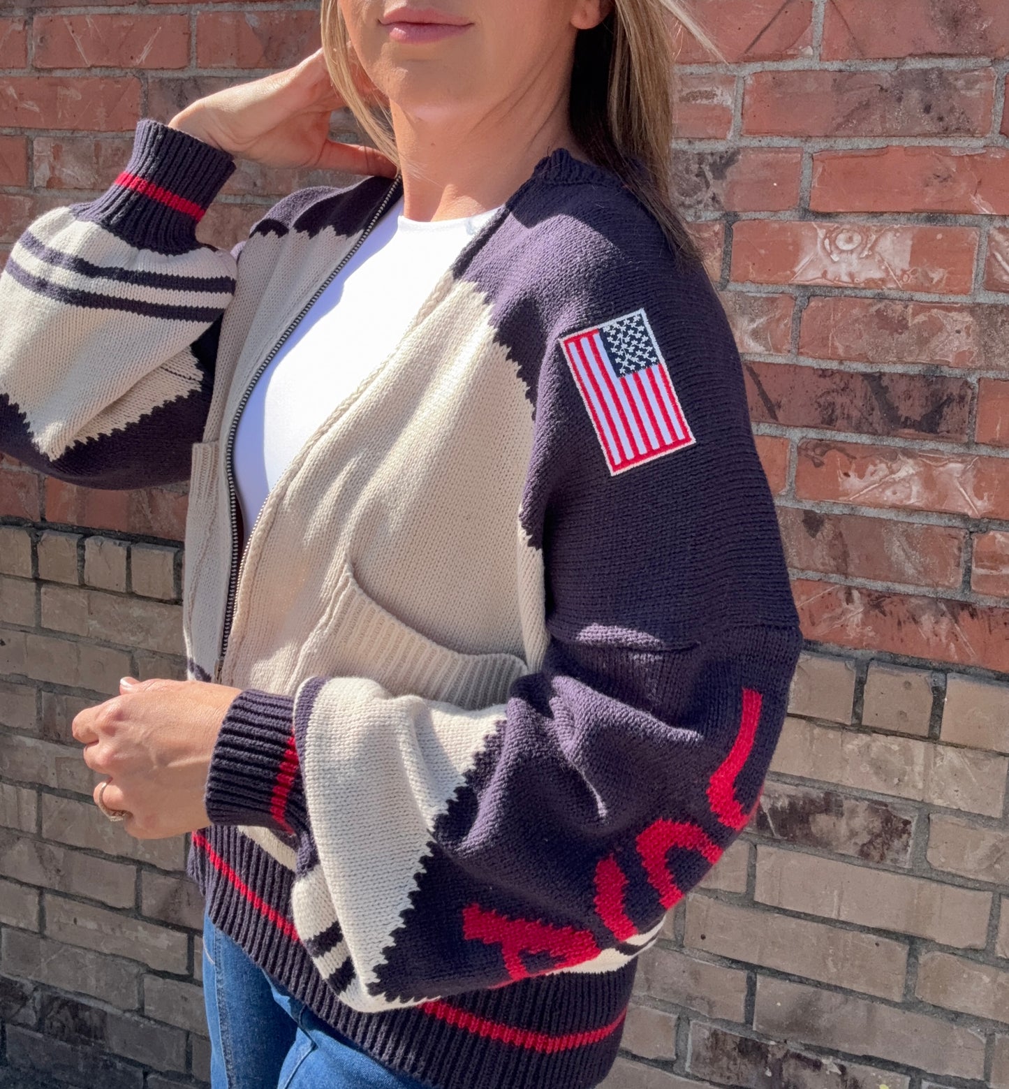 USA Zip Up