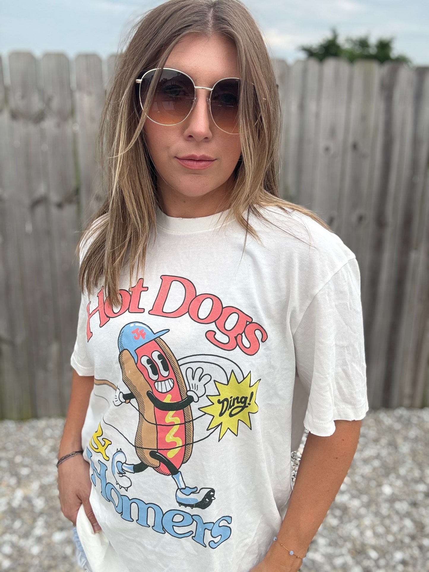 Hot Dogs & Homers Tee