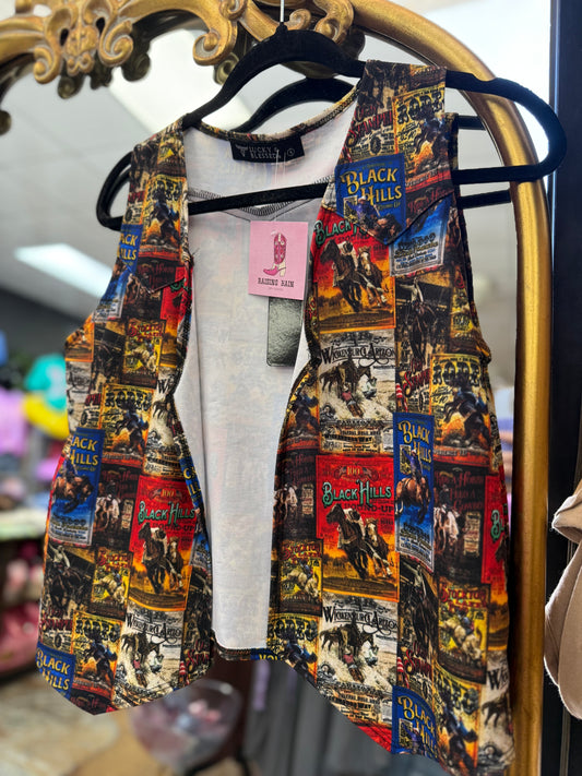 RODEO POSTER VEST