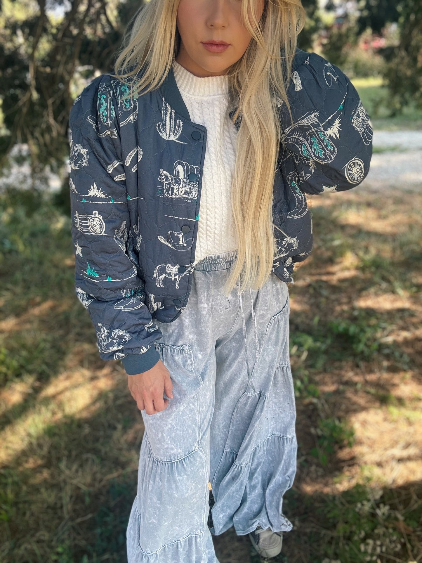 Western Skies Quilted Jacket