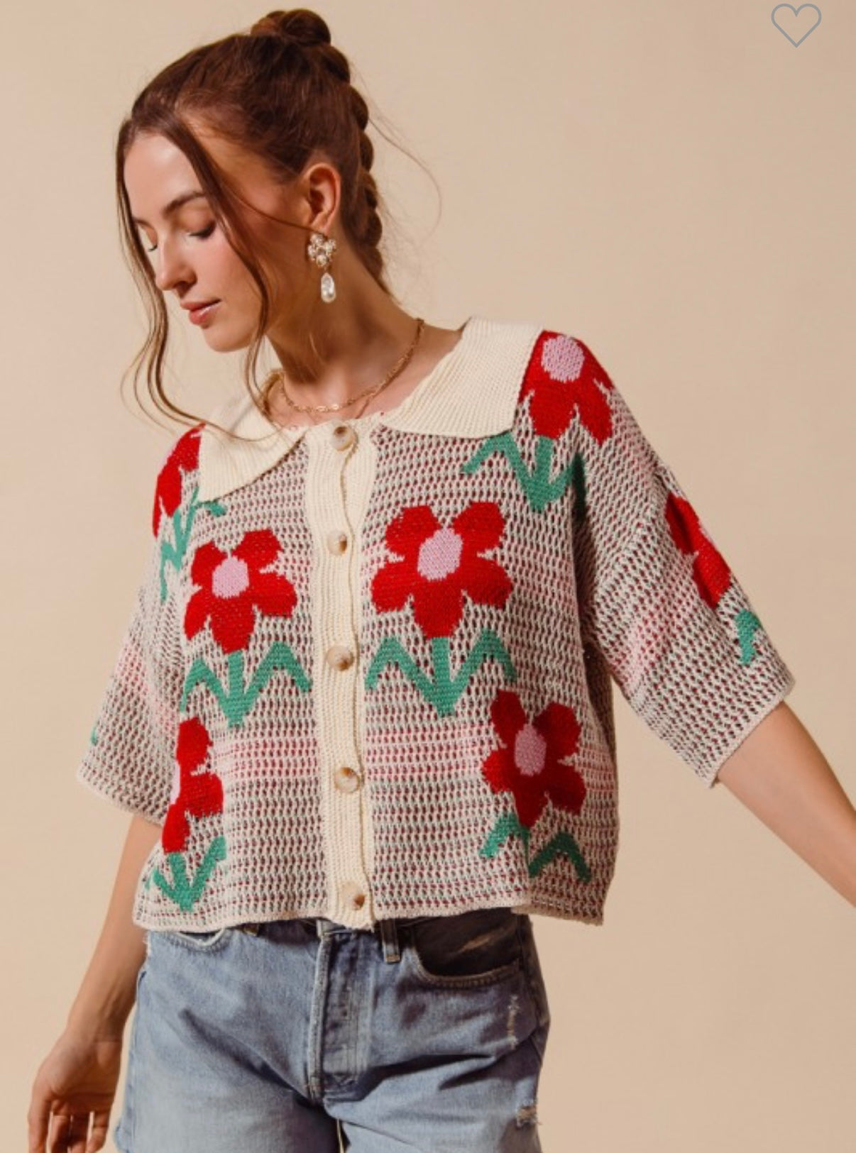 Garden Bloom Knit Cardigan