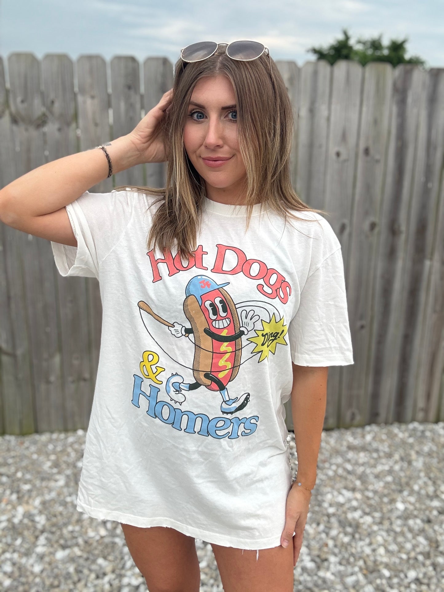 Hot Dogs & Homers Tee