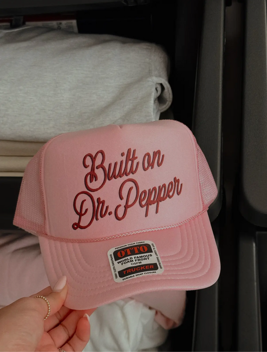 BUILT ON DR. PEPPER TRUCKER HAT